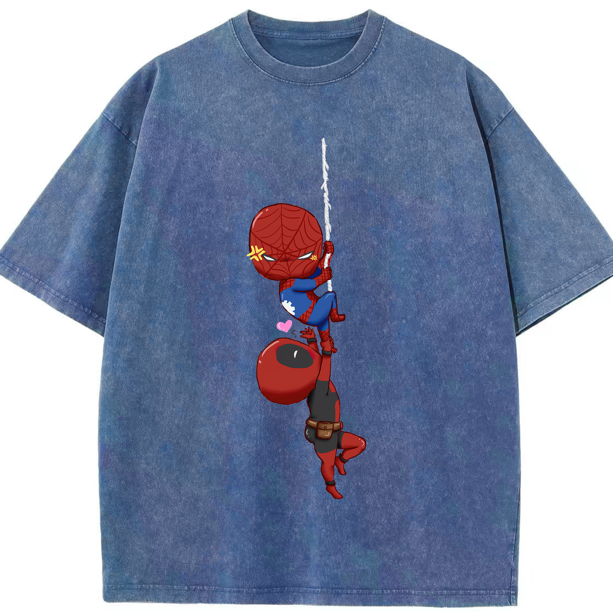 （画像用） Deadpool デッドプール 綿100% ヴィンテージ風 半袖Tシャツ（フロントプリント）