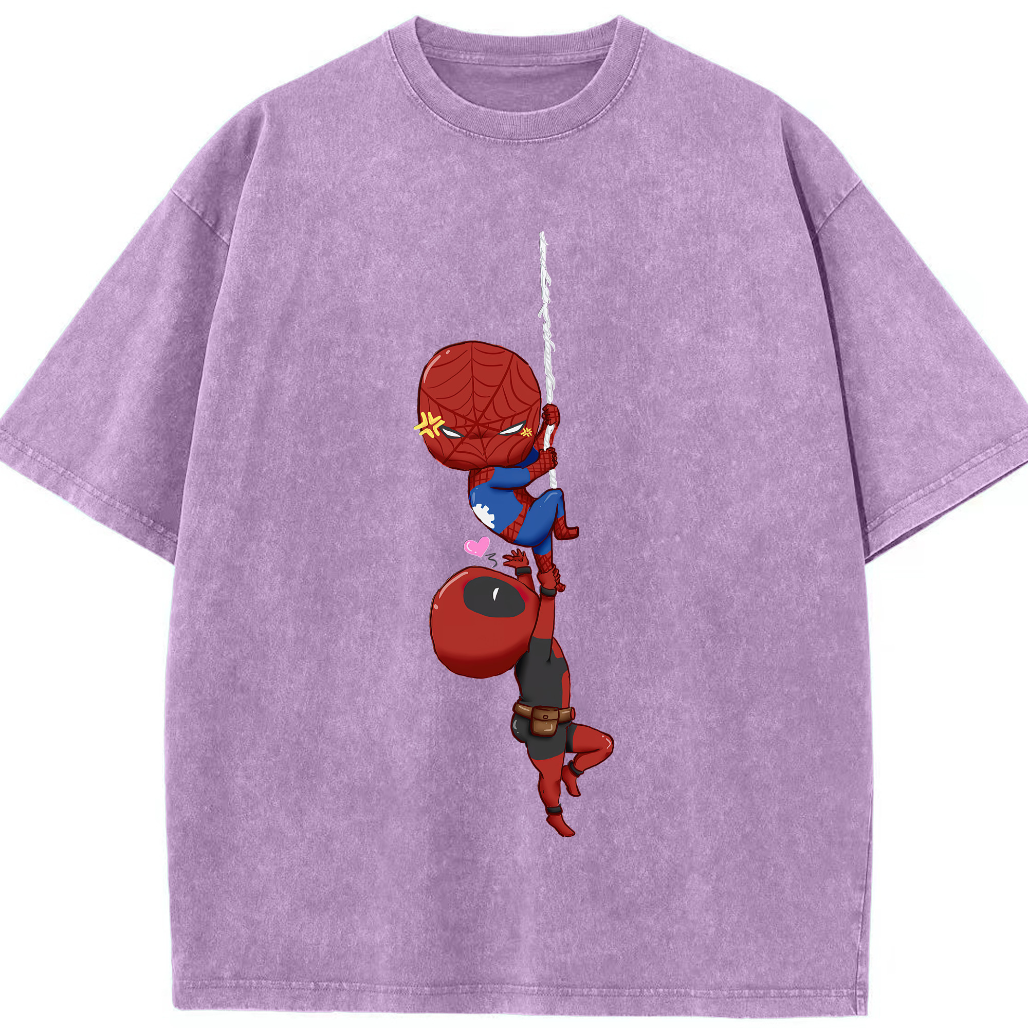 （画像用） Deadpool デッドプール 綿100% ヴィンテージ風 半袖Tシャツ（フロントプリント）