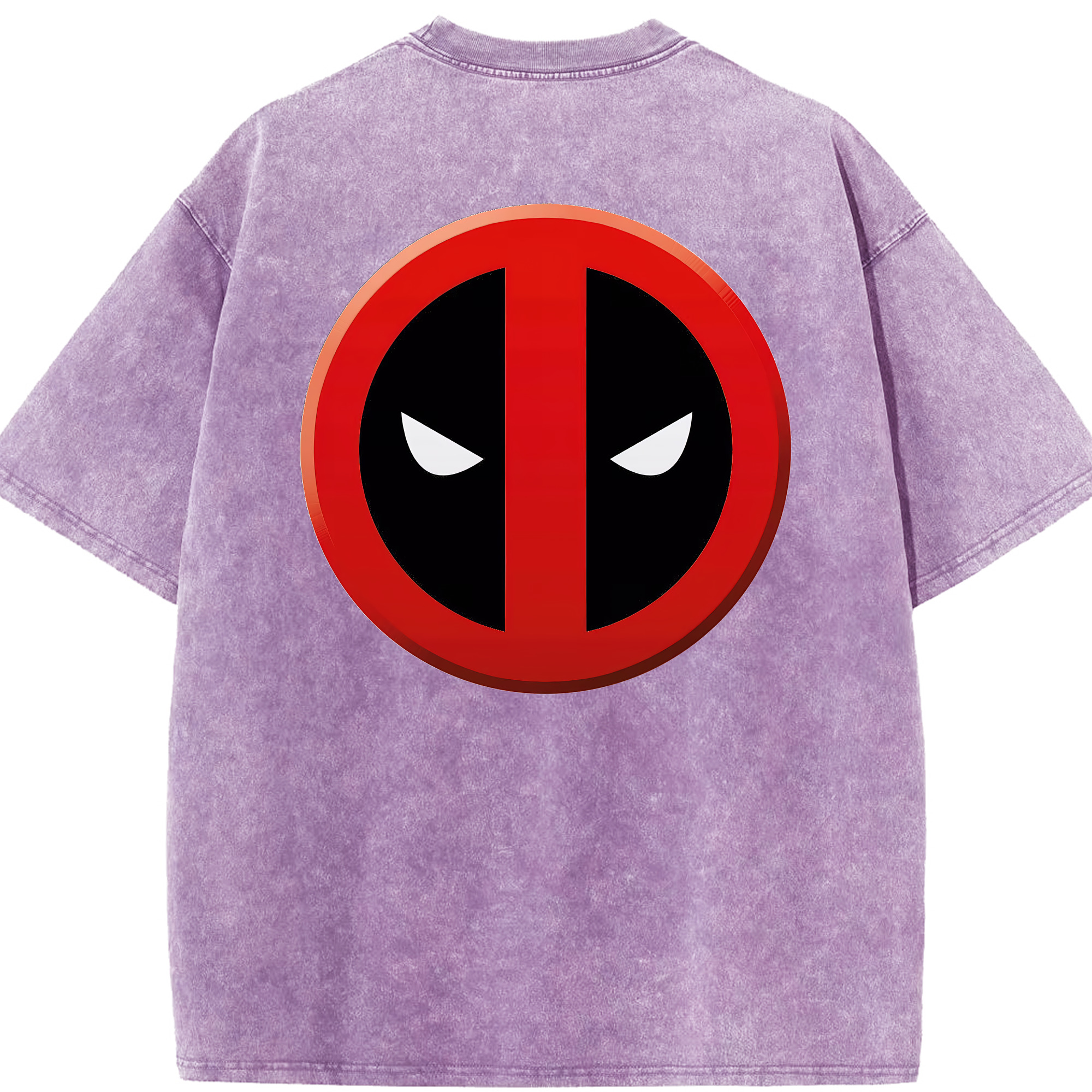 （画像用） Deadpool デッドプール 綿100% ヴィンテージ風 半袖Tシャツ（背面プリント）