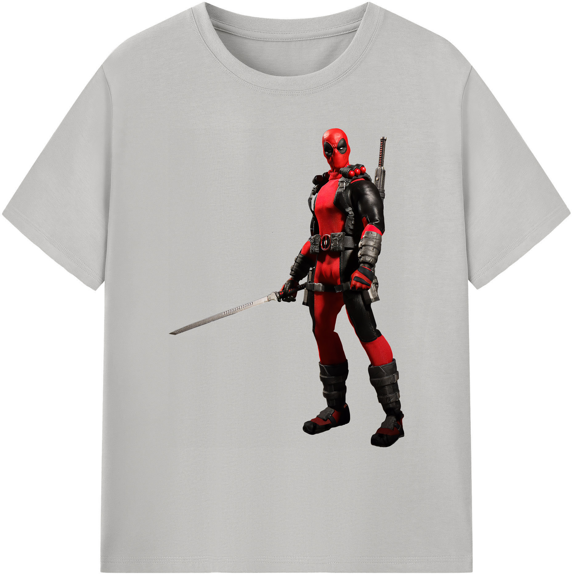 （画像用） Deadpool デッドプール 綿100％ メンズ半袖Tシャツ｜肌触りやわらか＆通気性