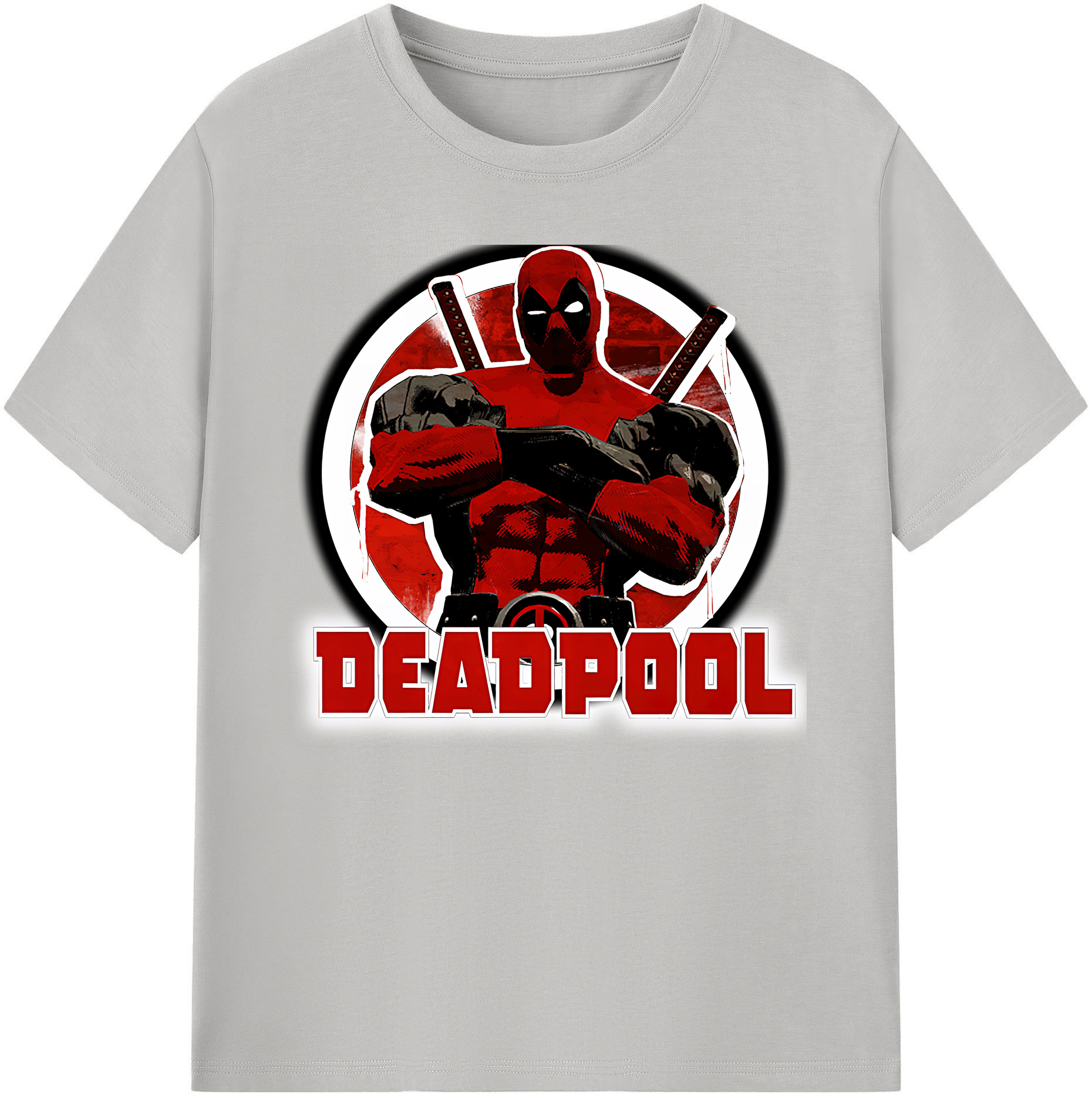 （画像用） Deadpool デッドプール 綿100％ メンズ半袖Tシャツ｜肌触りやわらか＆通気性