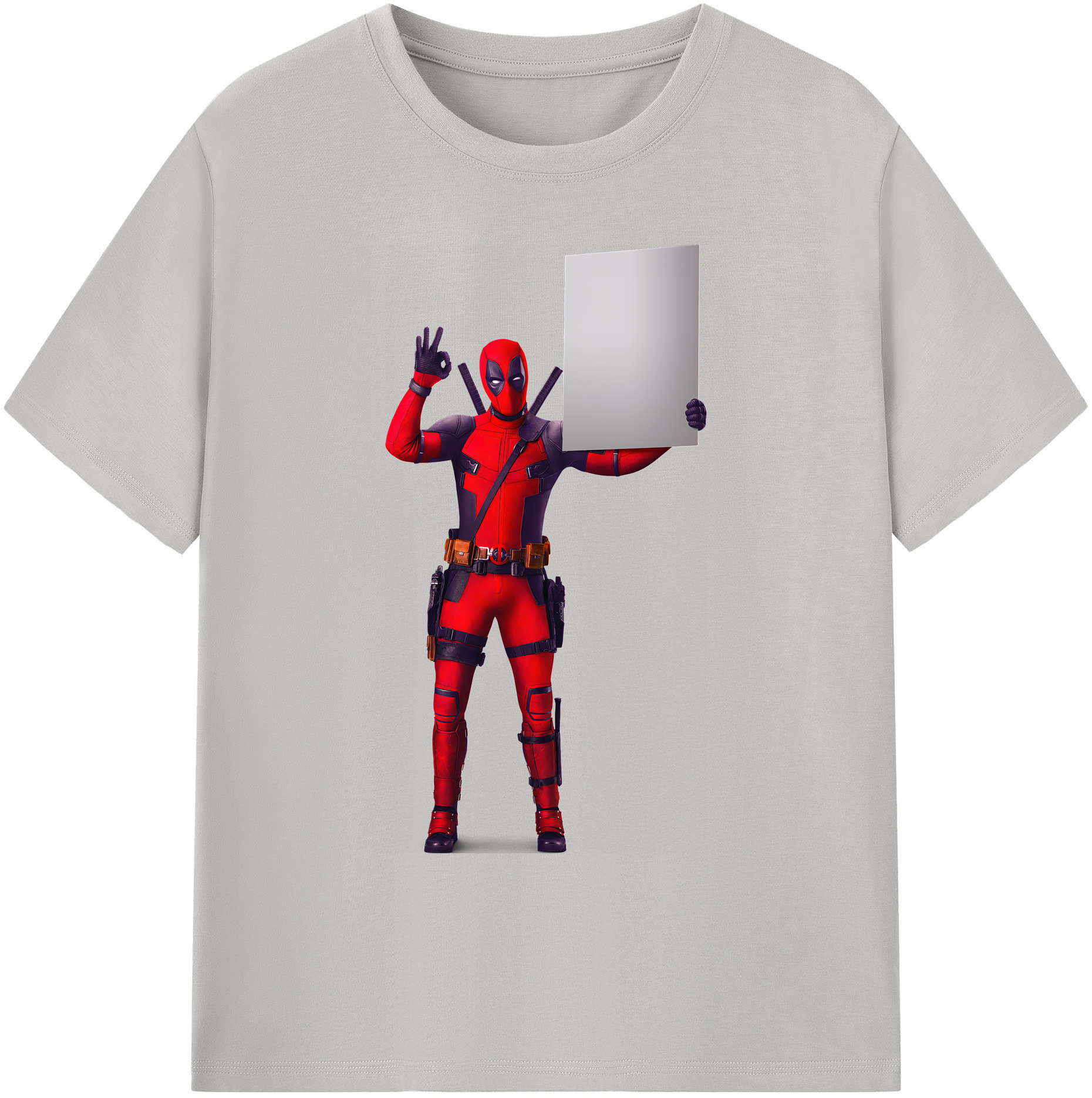 （画像用） Deadpool デッドプール 綿100％ メンズ半袖Tシャツ｜肌触りやわらか＆通気性
