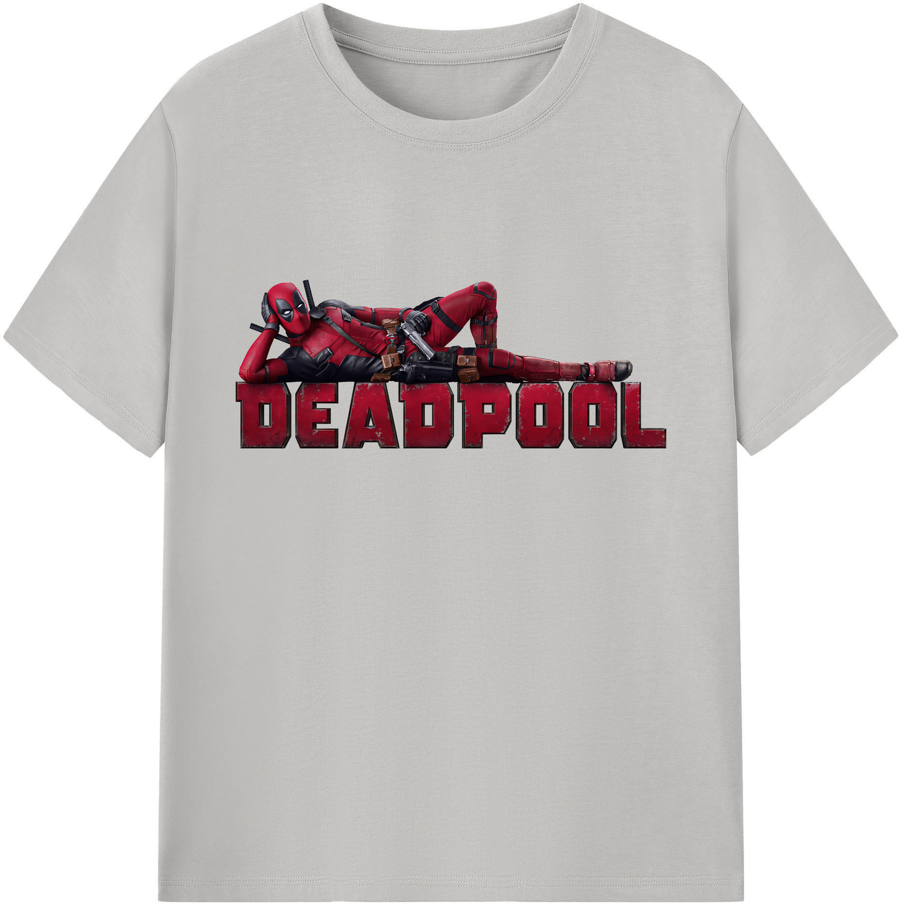 （画像用） Deadpool デッドプール 綿100％ メンズ半袖Tシャツ｜肌触りやわらか＆通気性
