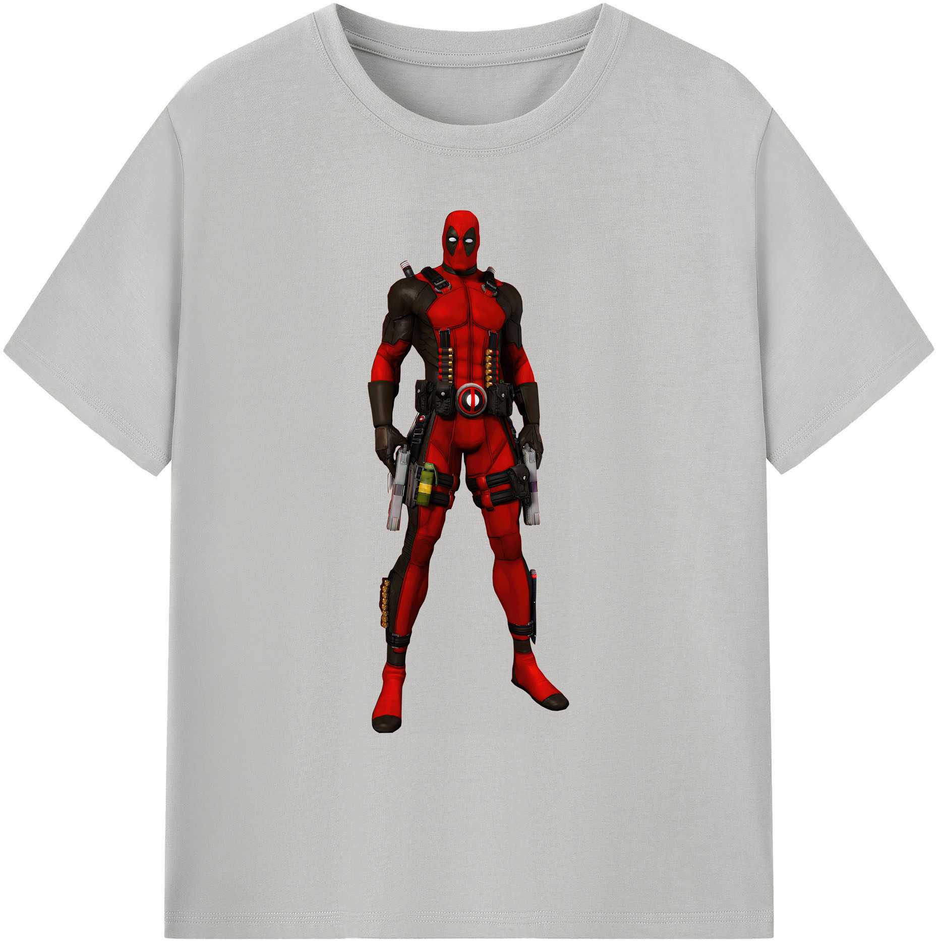 （画像用） Deadpool デッドプール 綿100％ メンズ半袖Tシャツ｜肌触りやわらか＆通気性
