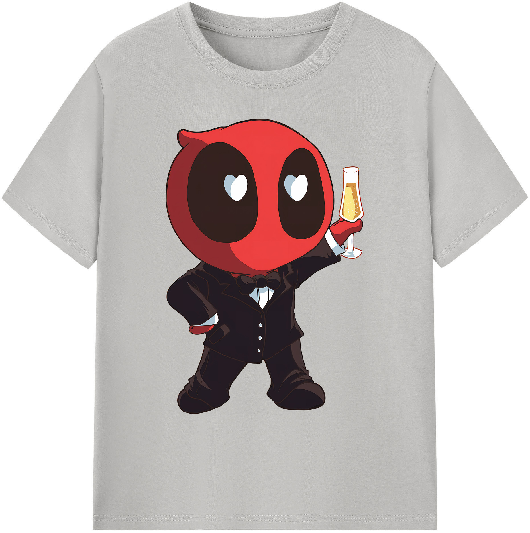 （画像用） Deadpool デッドプール 綿100％ メンズ半袖Tシャツ｜肌触りやわらか＆通気性