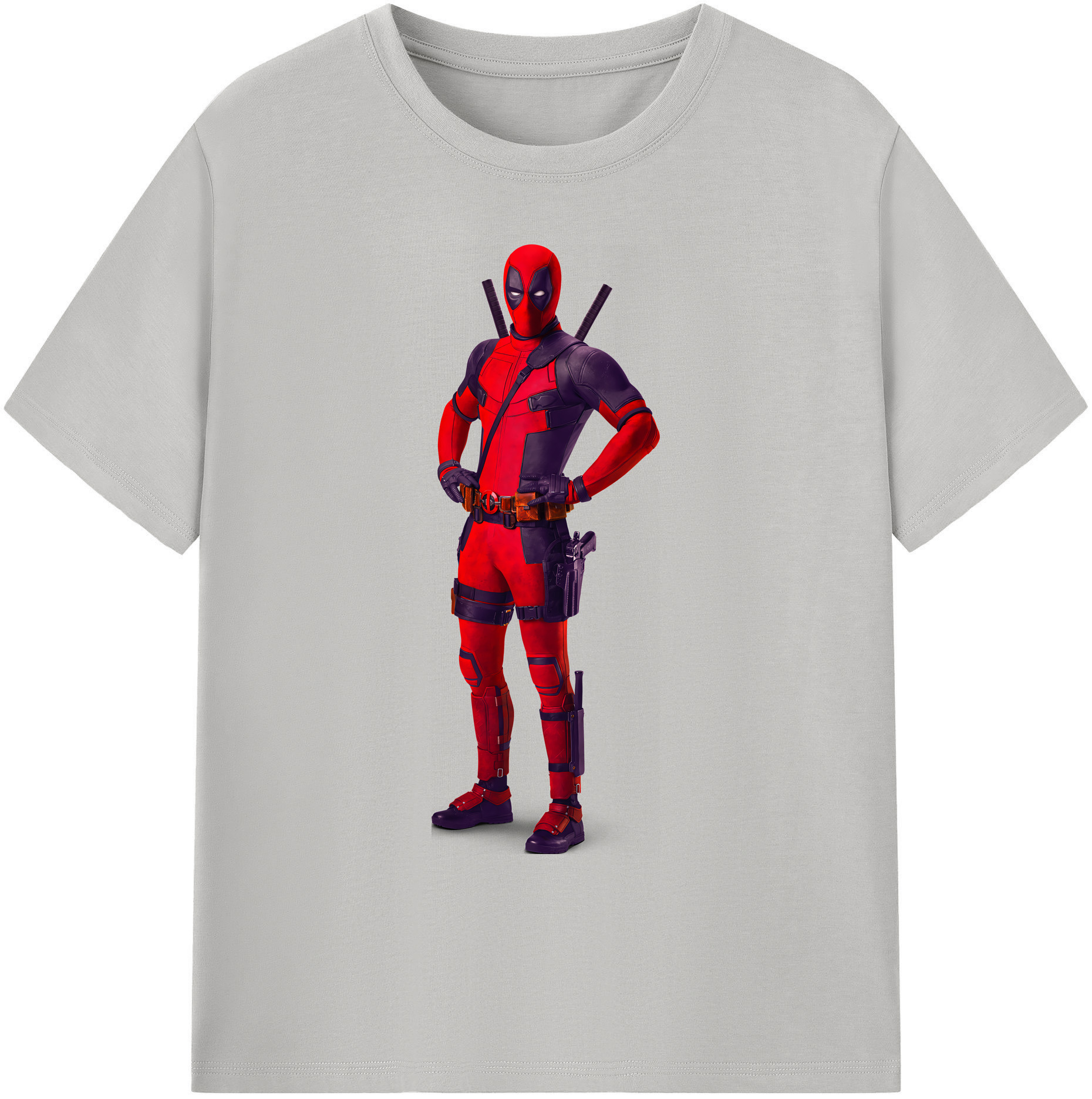 （画像用） Deadpool デッドプール 綿100％ メンズ半袖Tシャツ｜肌触りやわらか＆通気性