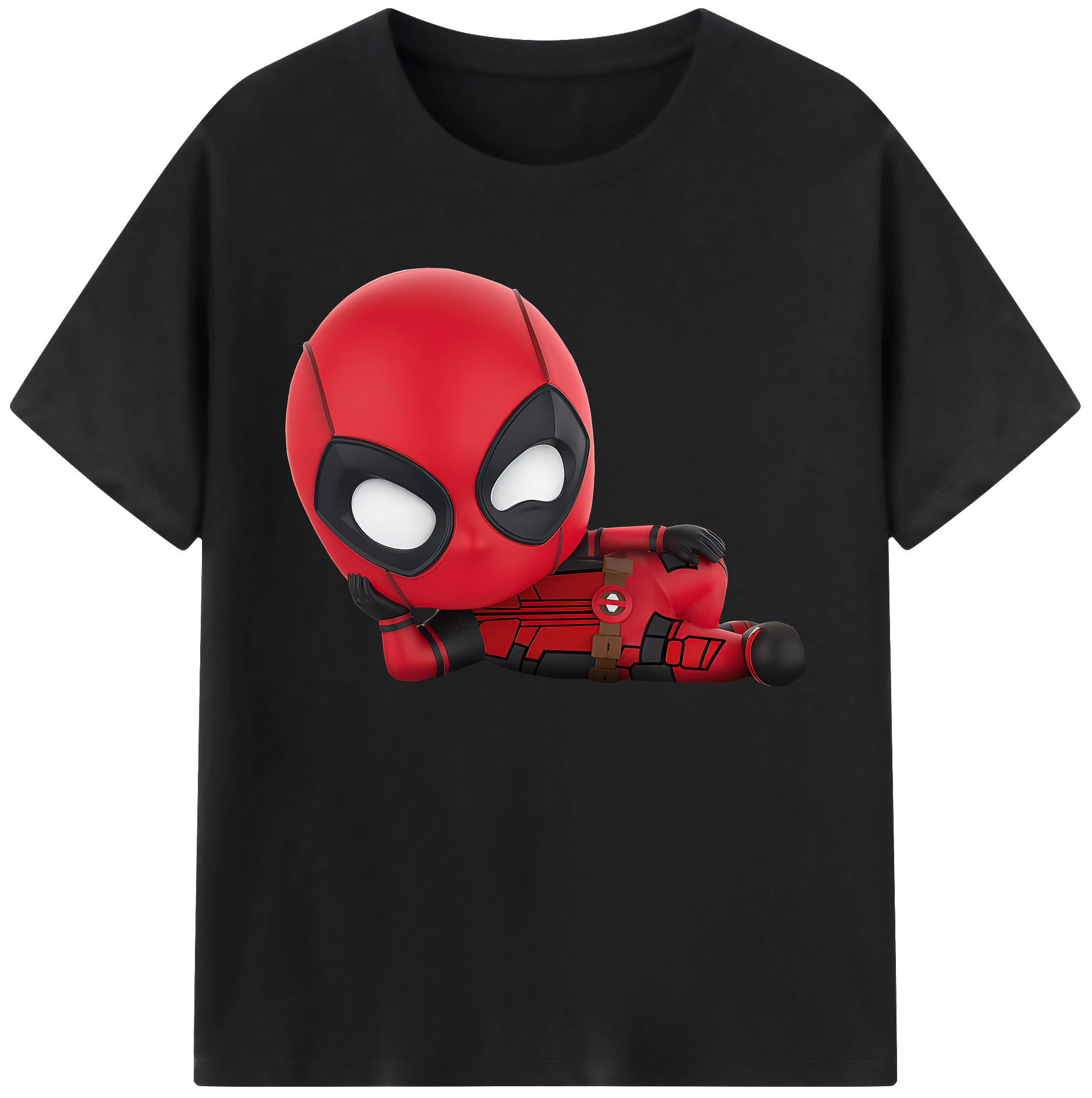 （画像用） Deadpool デッドプール 綿100％ メンズ半袖Tシャツ｜肌触りやわらか＆通気性