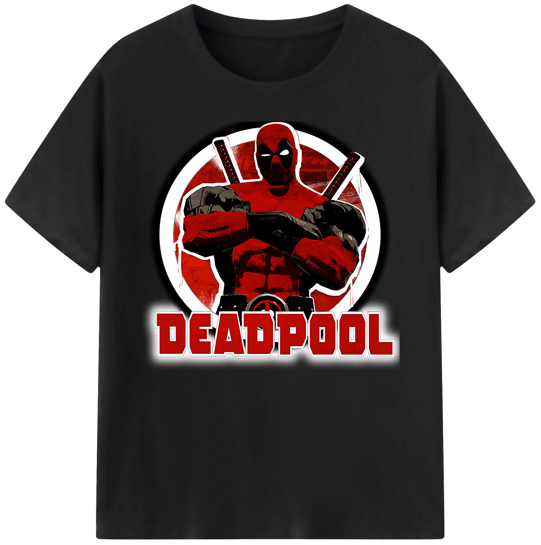 （画像用） Deadpool デッドプール 綿100％ メンズ半袖Tシャツ｜肌触りやわらか＆通気性