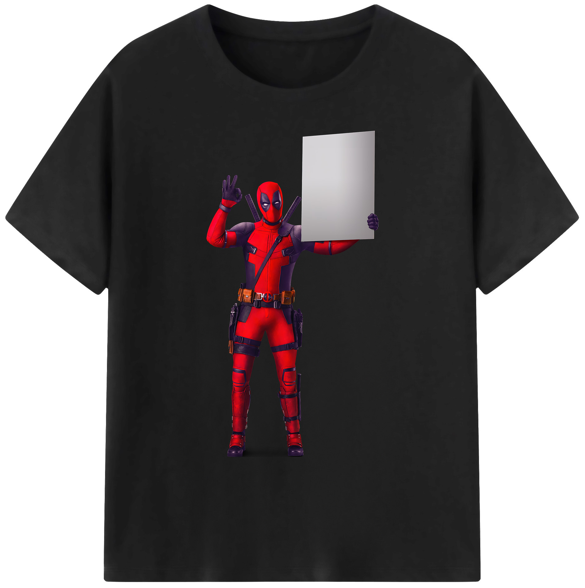 （画像用） Deadpool デッドプール 綿100％ メンズ半袖Tシャツ｜肌触りやわらか＆通気性