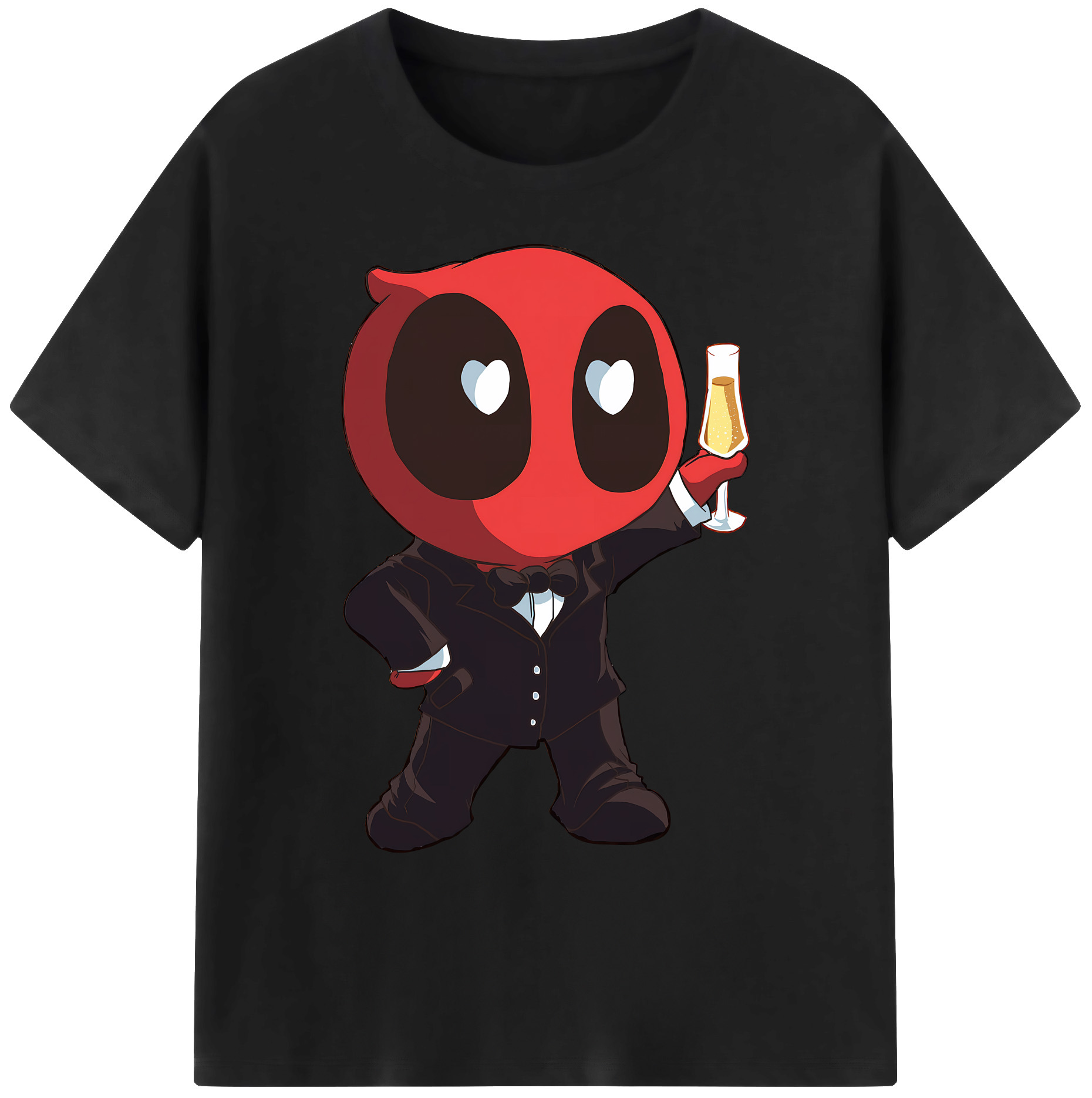 （画像用） Deadpool デッドプール 綿100％ メンズ半袖Tシャツ｜肌触りやわらか＆通気性