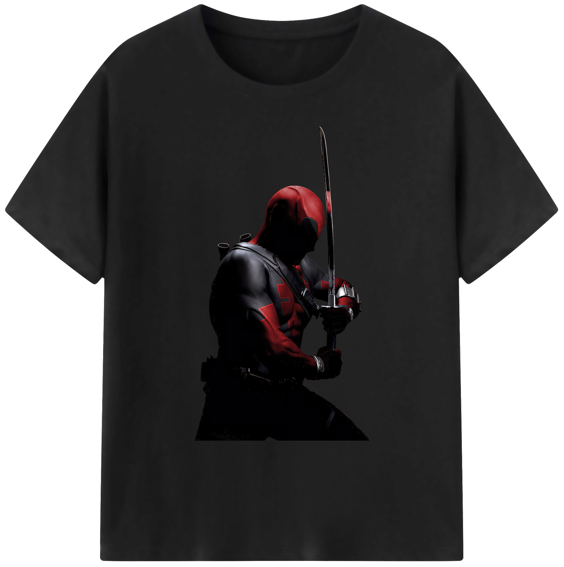 （画像用） Deadpool デッドプール 綿100％ メンズ半袖Tシャツ｜肌触りやわらか＆通気性