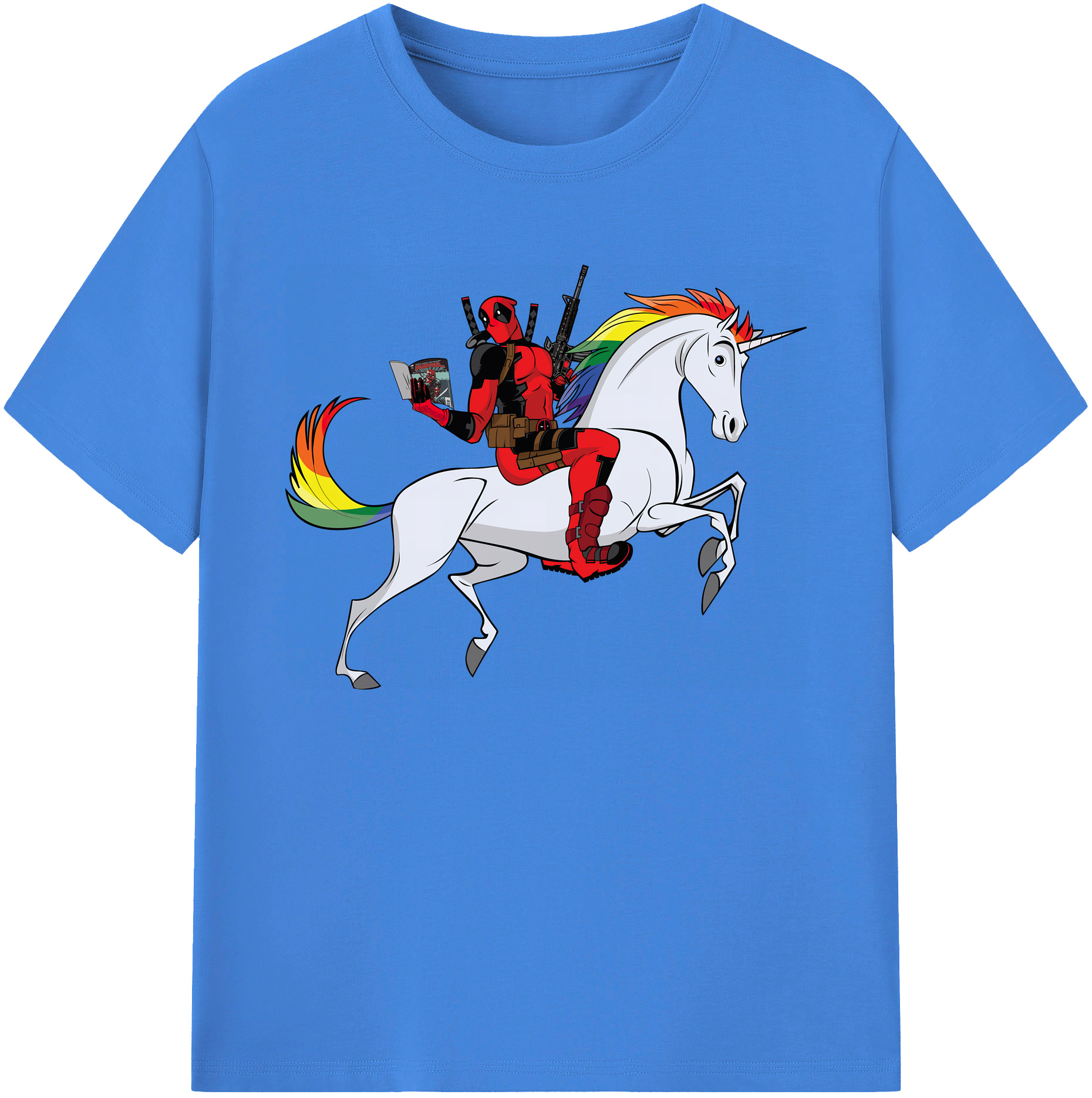 （画像用） Deadpool デッドプール 綿100％ メンズ半袖Tシャツ｜肌触りやわらか＆通気性