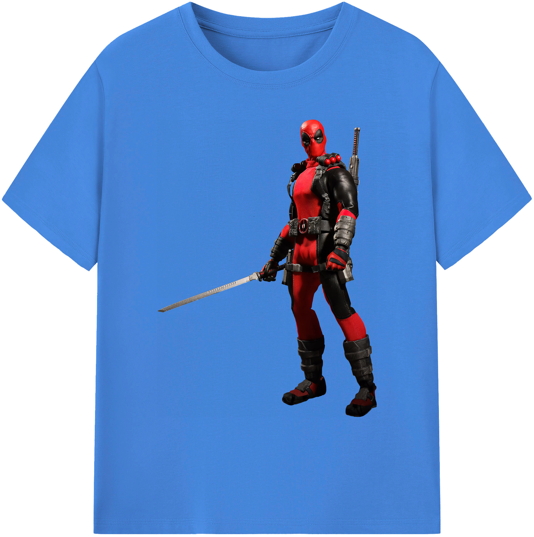 （画像用） Deadpool デッドプール 綿100％ メンズ半袖Tシャツ｜肌触りやわらか＆通気性