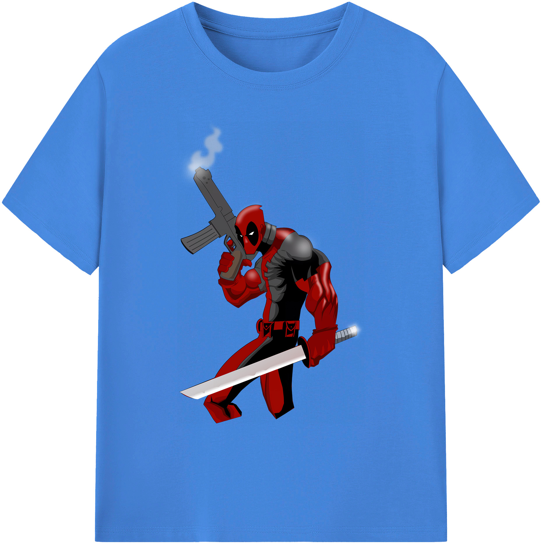 （画像用） Deadpool デッドプール 綿100％ メンズ半袖Tシャツ｜肌触りやわらか＆通気性