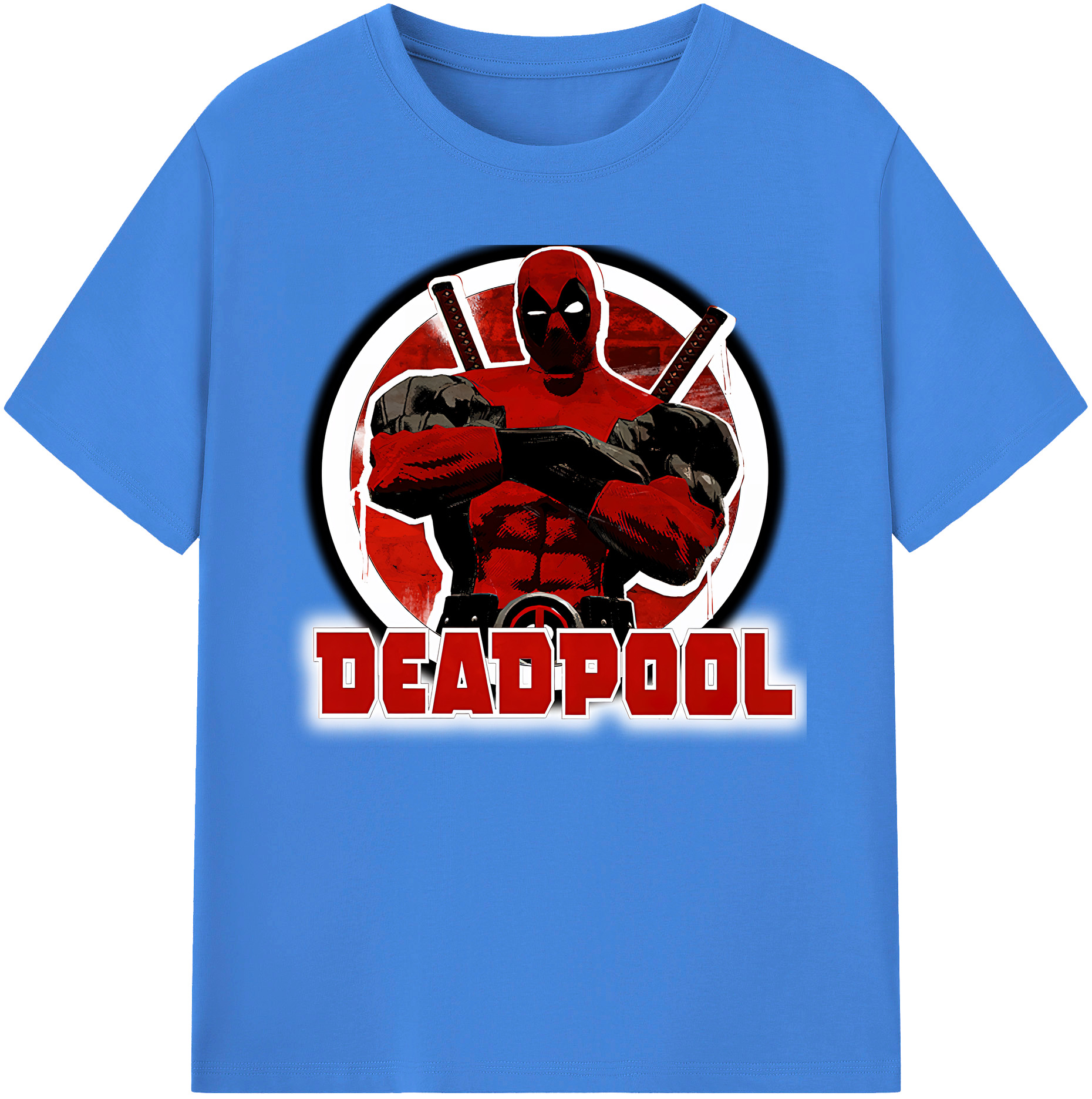 （画像用） Deadpool デッドプール 綿100％ メンズ半袖Tシャツ｜肌触りやわらか＆通気性