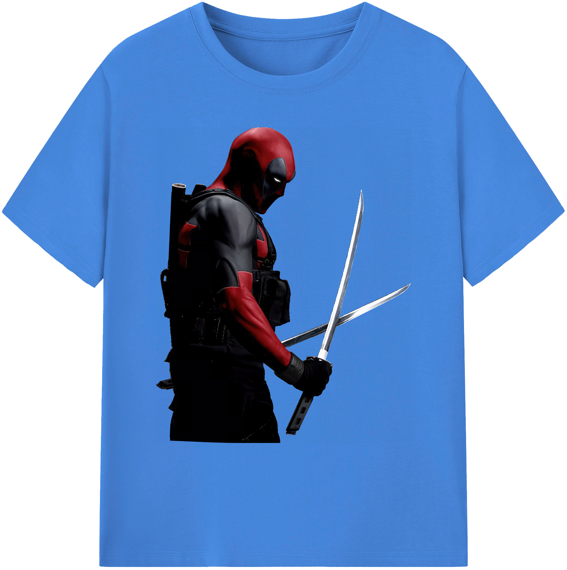 （画像用） Deadpool デッドプール 綿100％ メンズ半袖Tシャツ｜肌触りやわらか＆通気性