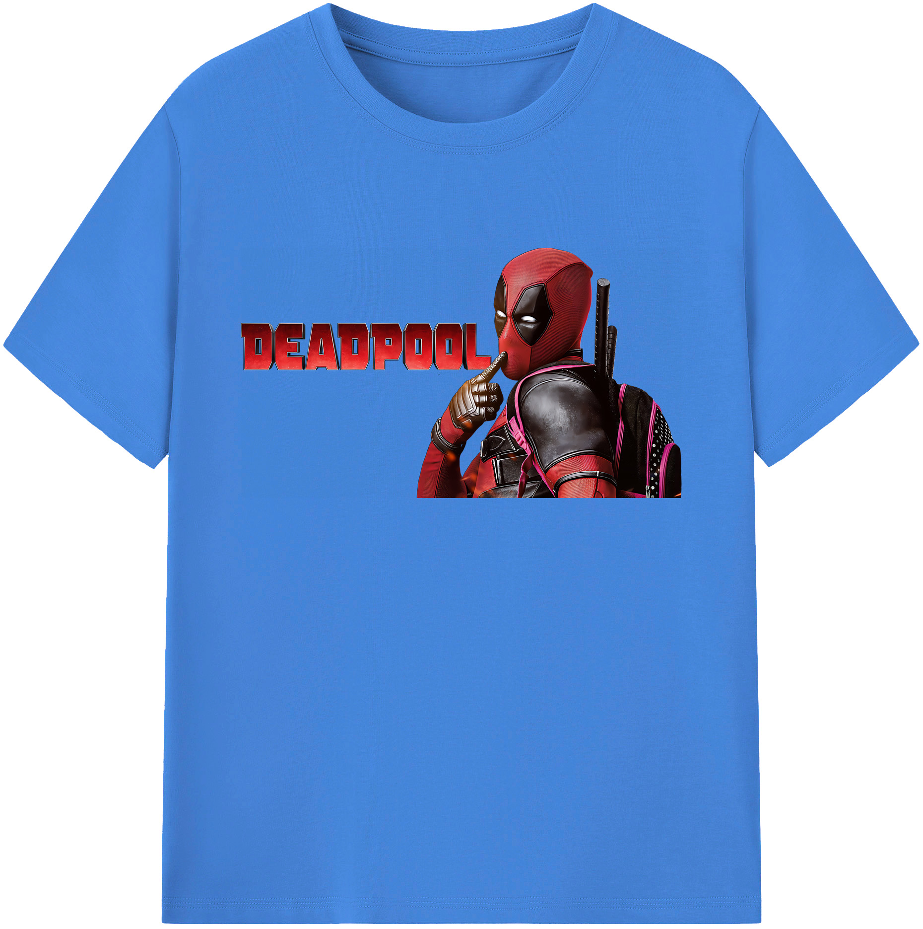 （画像用） Deadpool デッドプール 綿100％ メンズ半袖Tシャツ｜肌触りやわらか＆通気性