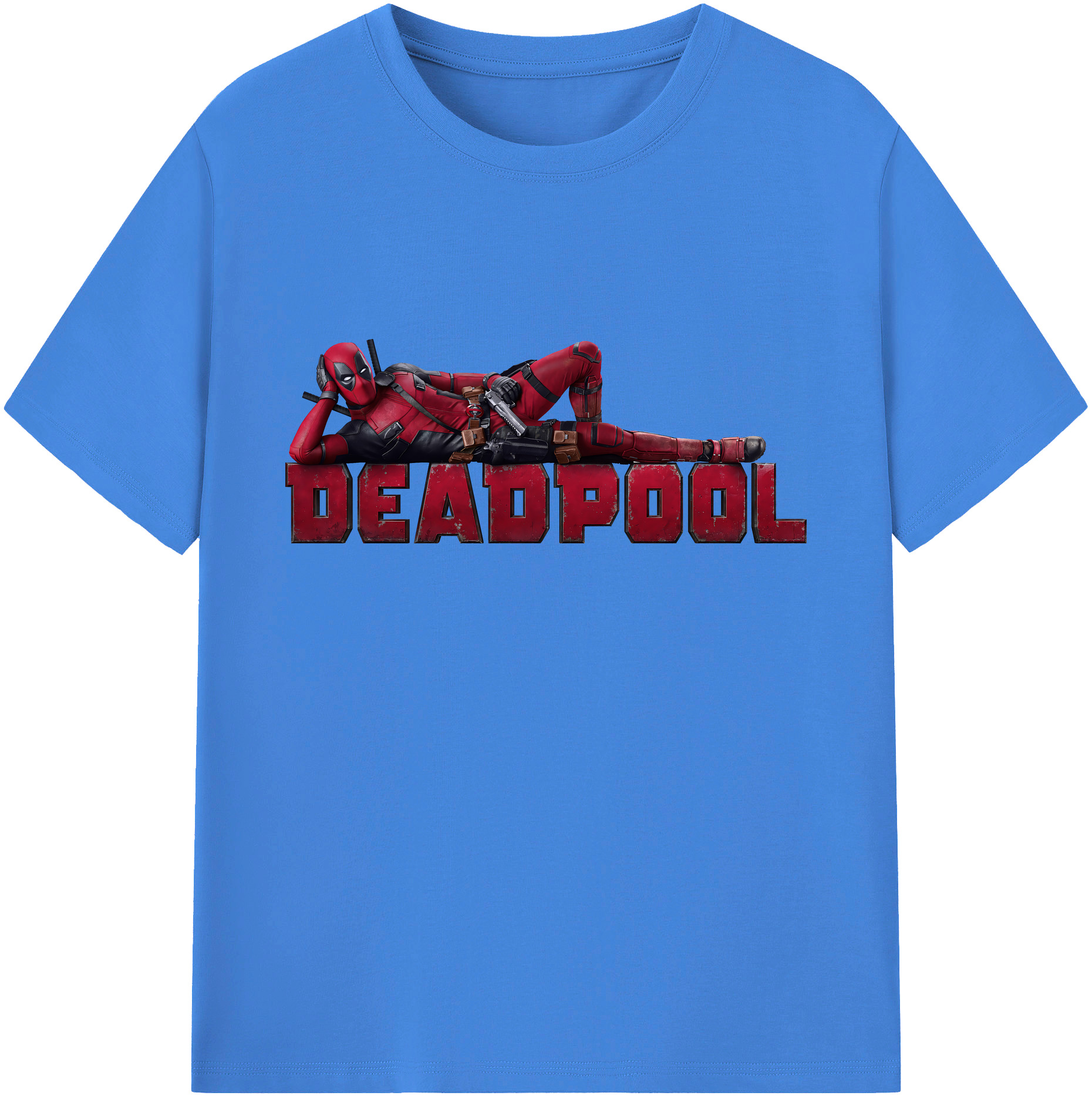 （画像用） Deadpool デッドプール 綿100％ メンズ半袖Tシャツ｜肌触りやわらか＆通気性