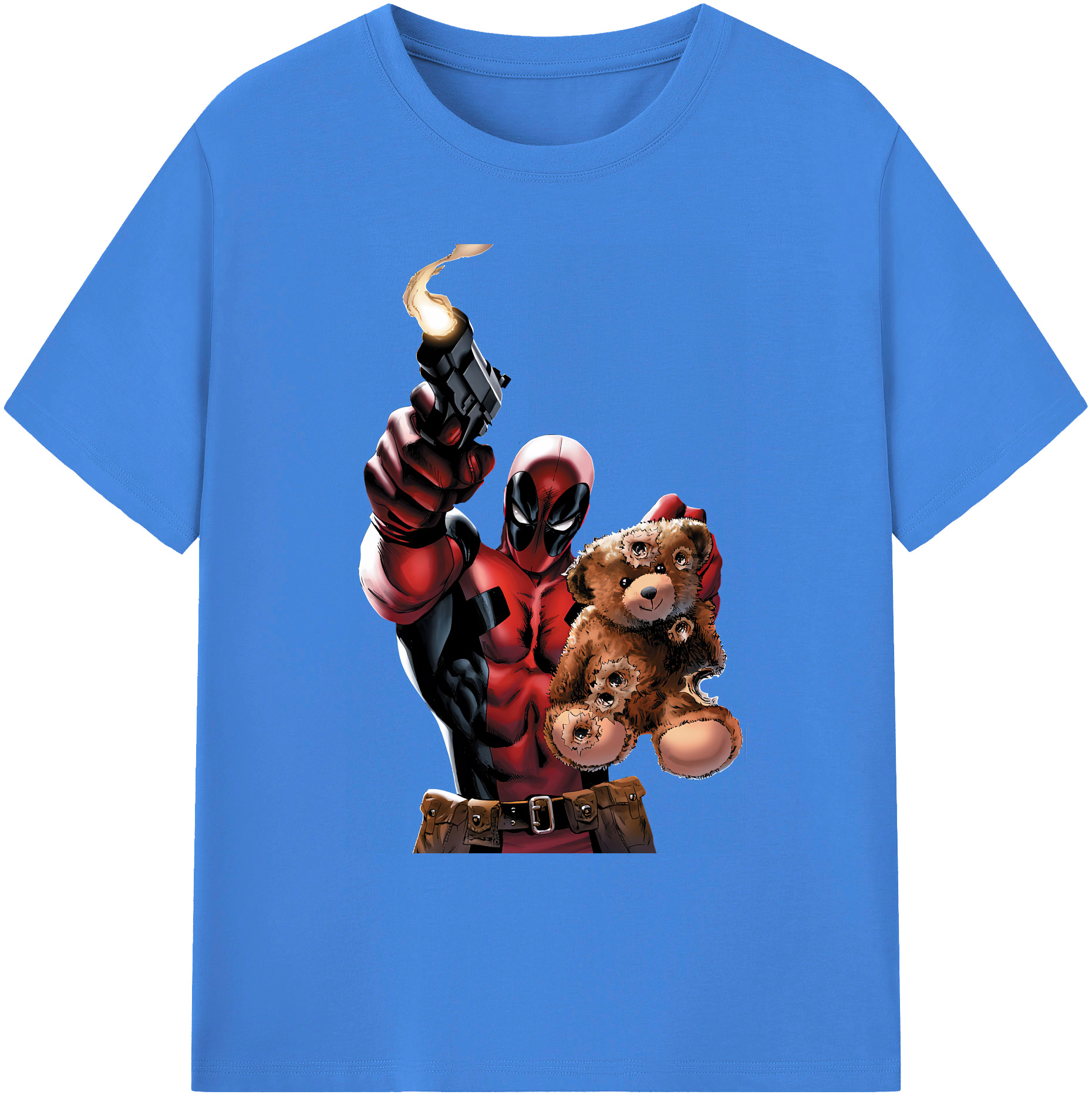 （画像用） Deadpool デッドプール 綿100％ メンズ半袖Tシャツ｜肌触りやわらか＆通気性