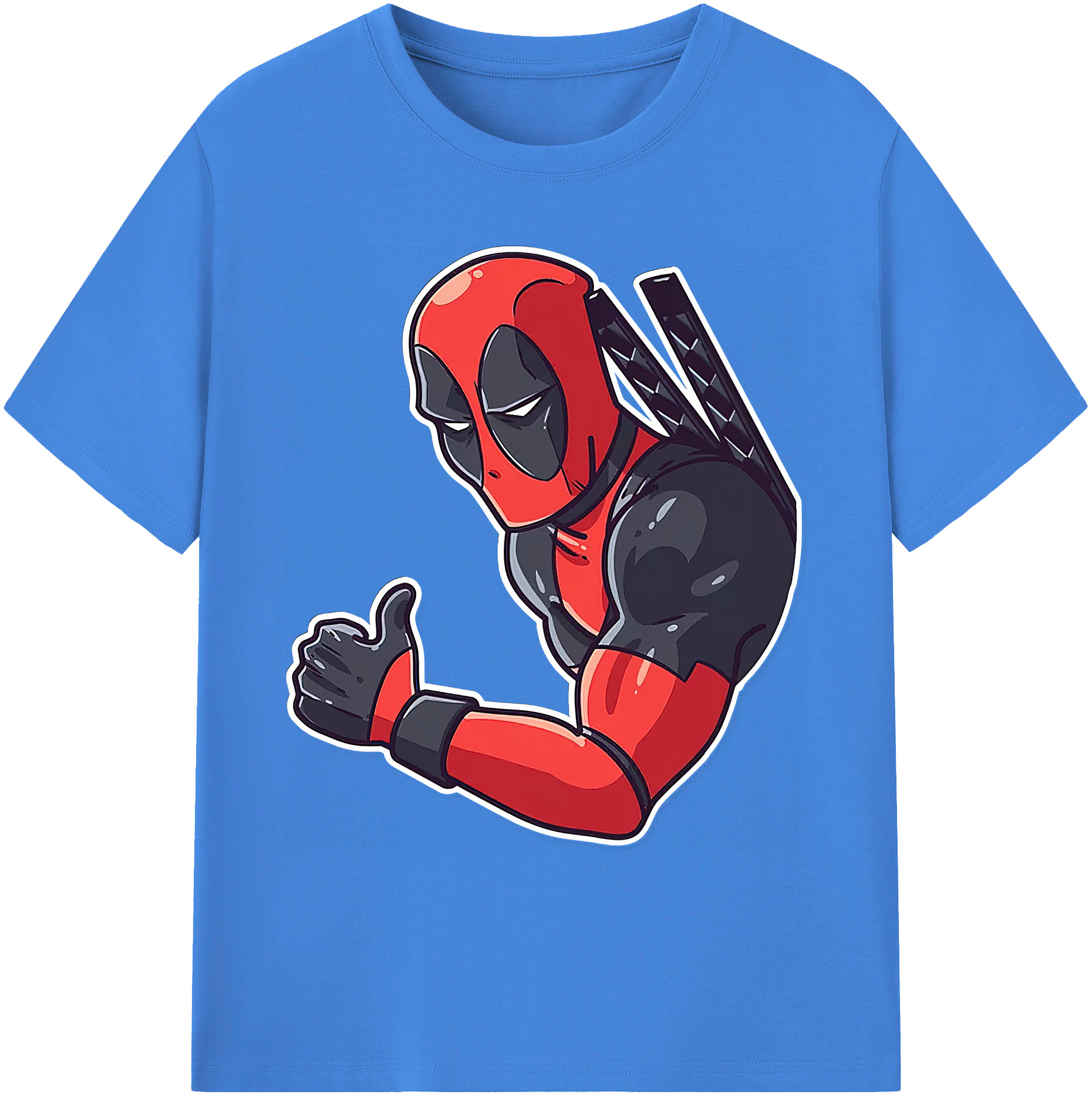 （画像用） Deadpool デッドプール 綿100％ メンズ半袖Tシャツ｜肌触りやわらか＆通気性