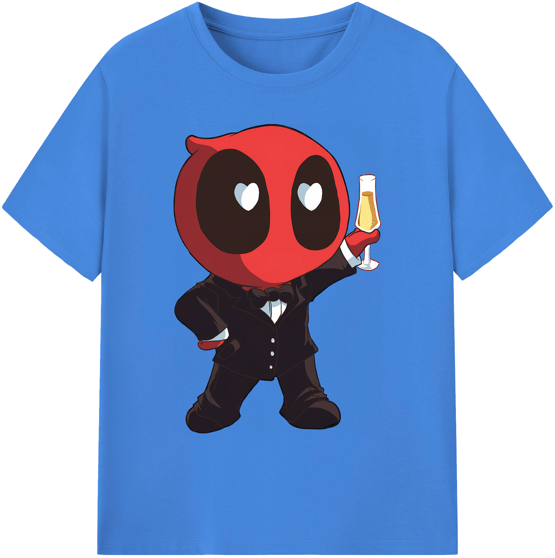 （画像用） Deadpool デッドプール 綿100％ メンズ半袖Tシャツ｜肌触りやわらか＆通気性