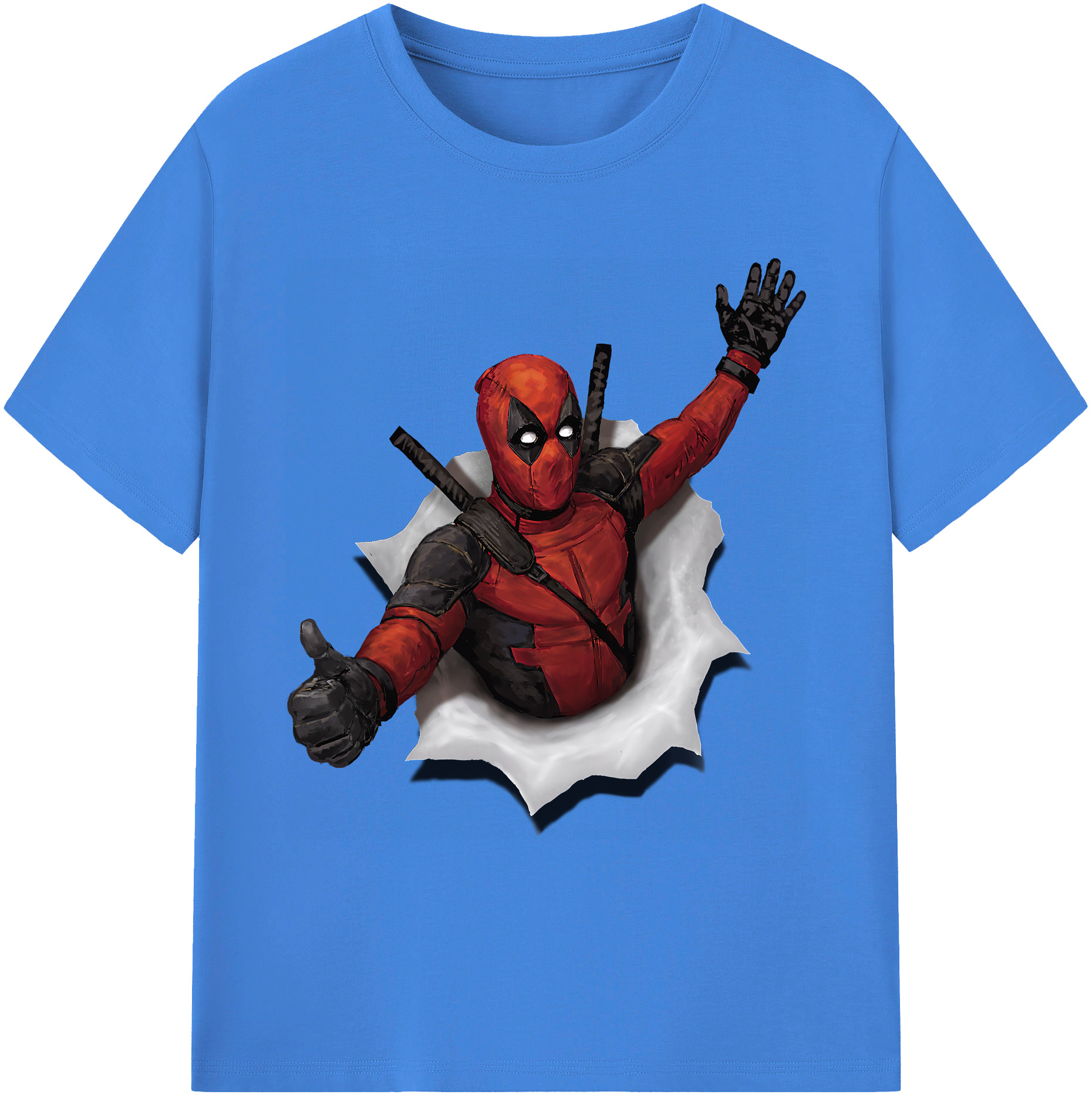 （画像用） Deadpool デッドプール 綿100％ メンズ半袖Tシャツ｜肌触りやわらか＆通気性