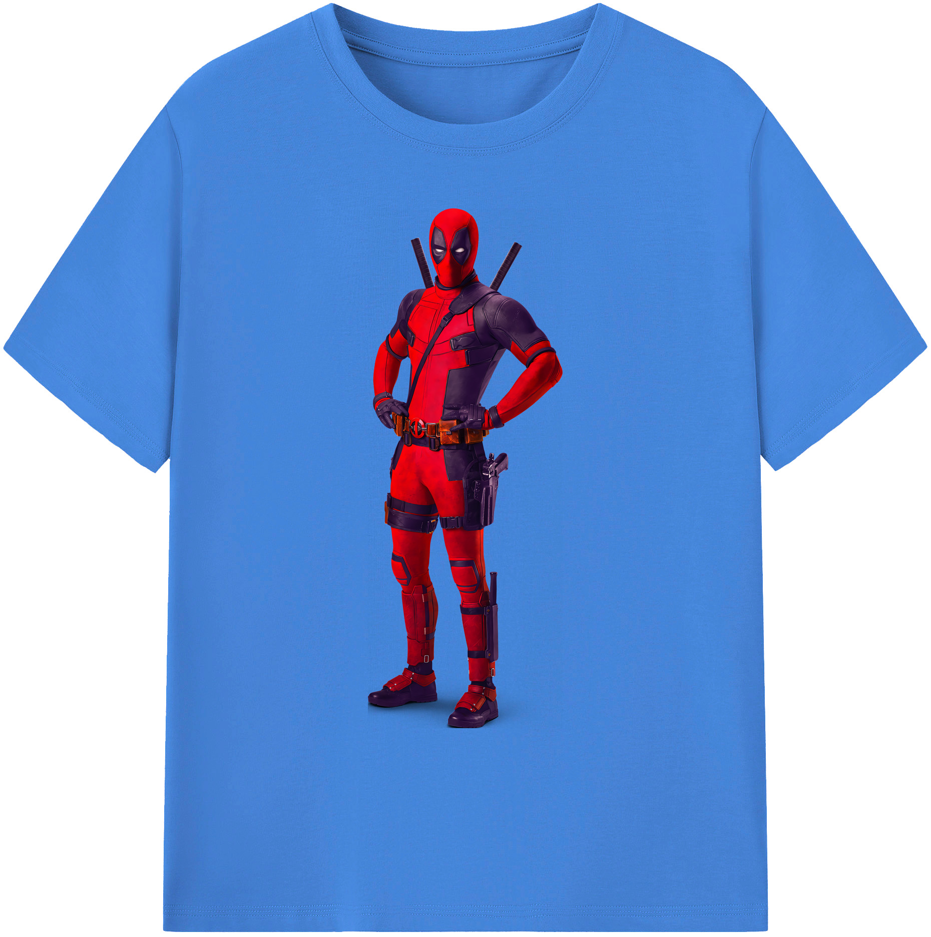 （画像用） Deadpool デッドプール 綿100％ メンズ半袖Tシャツ｜肌触りやわらか＆通気性