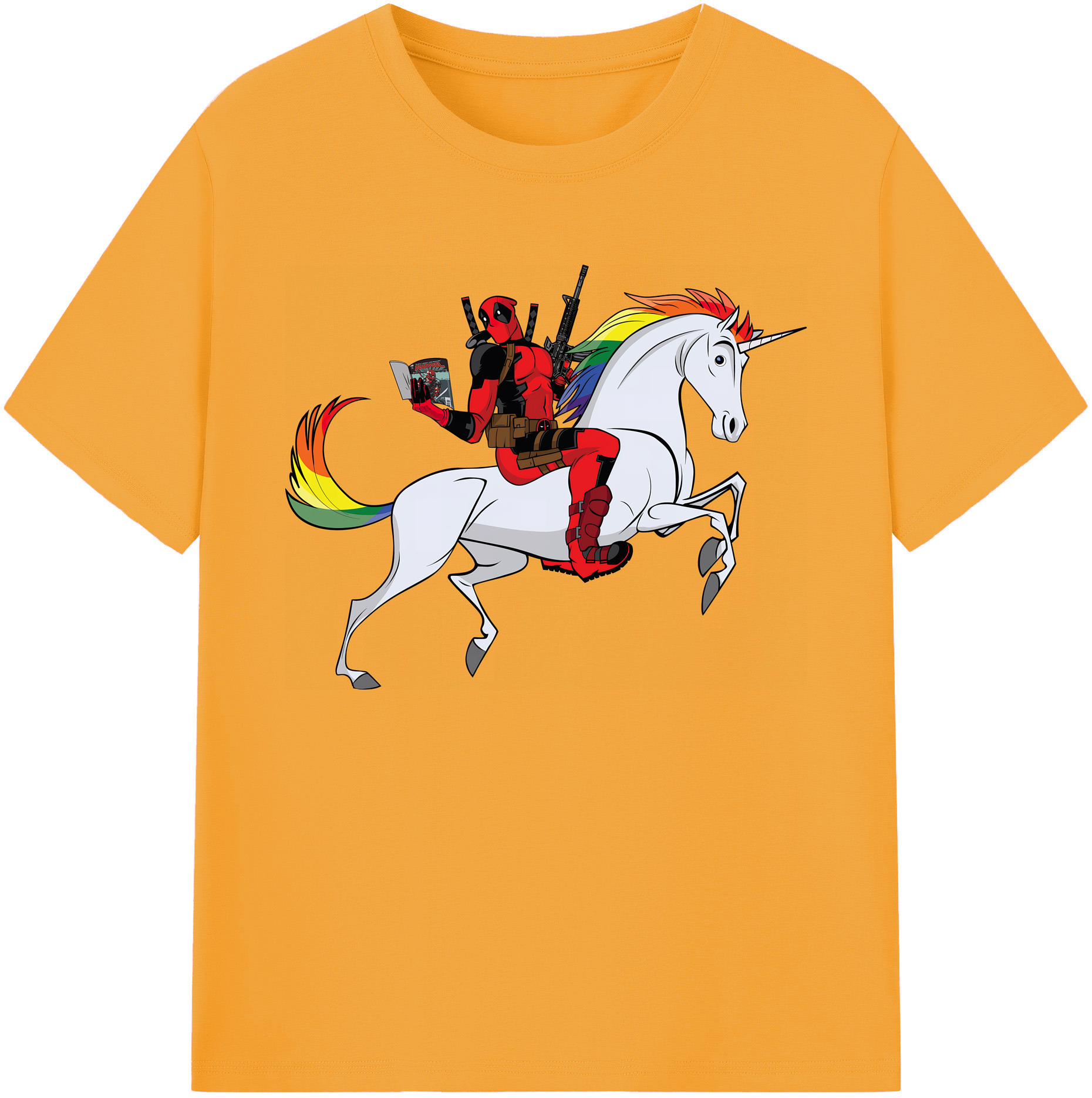 （画像用） Deadpool デッドプール 綿100％ メンズ半袖Tシャツ｜肌触りやわらか＆通気性