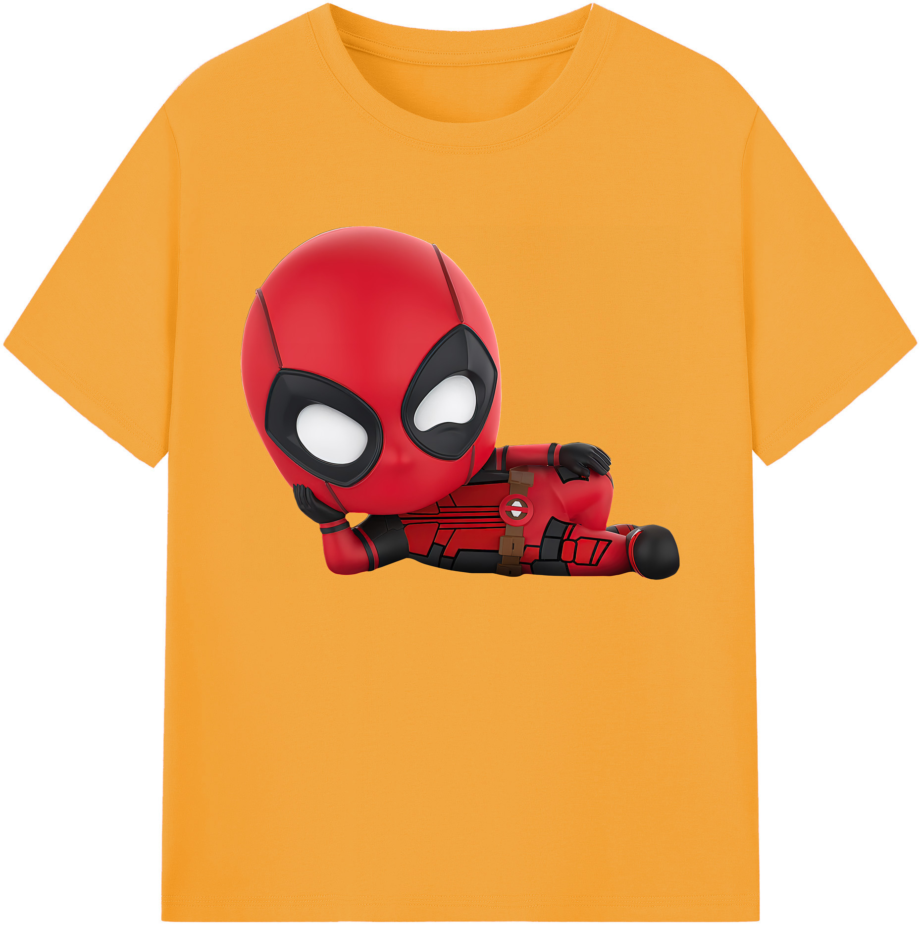 （画像用） Deadpool デッドプール 綿100％ メンズ半袖Tシャツ｜肌触りやわらか＆通気性