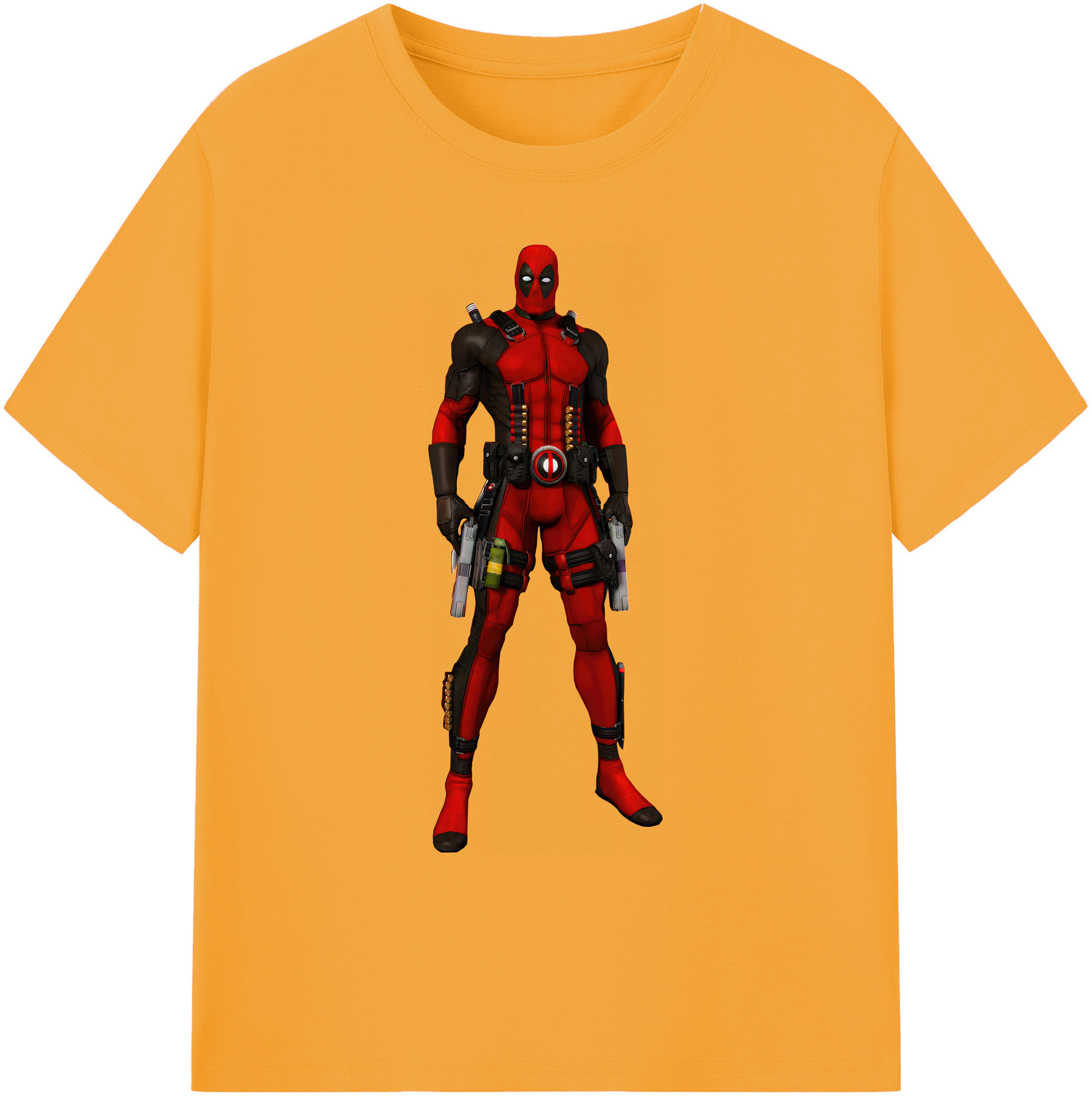 （画像用） Deadpool デッドプール 綿100％ メンズ半袖Tシャツ｜肌触りやわらか＆通気性