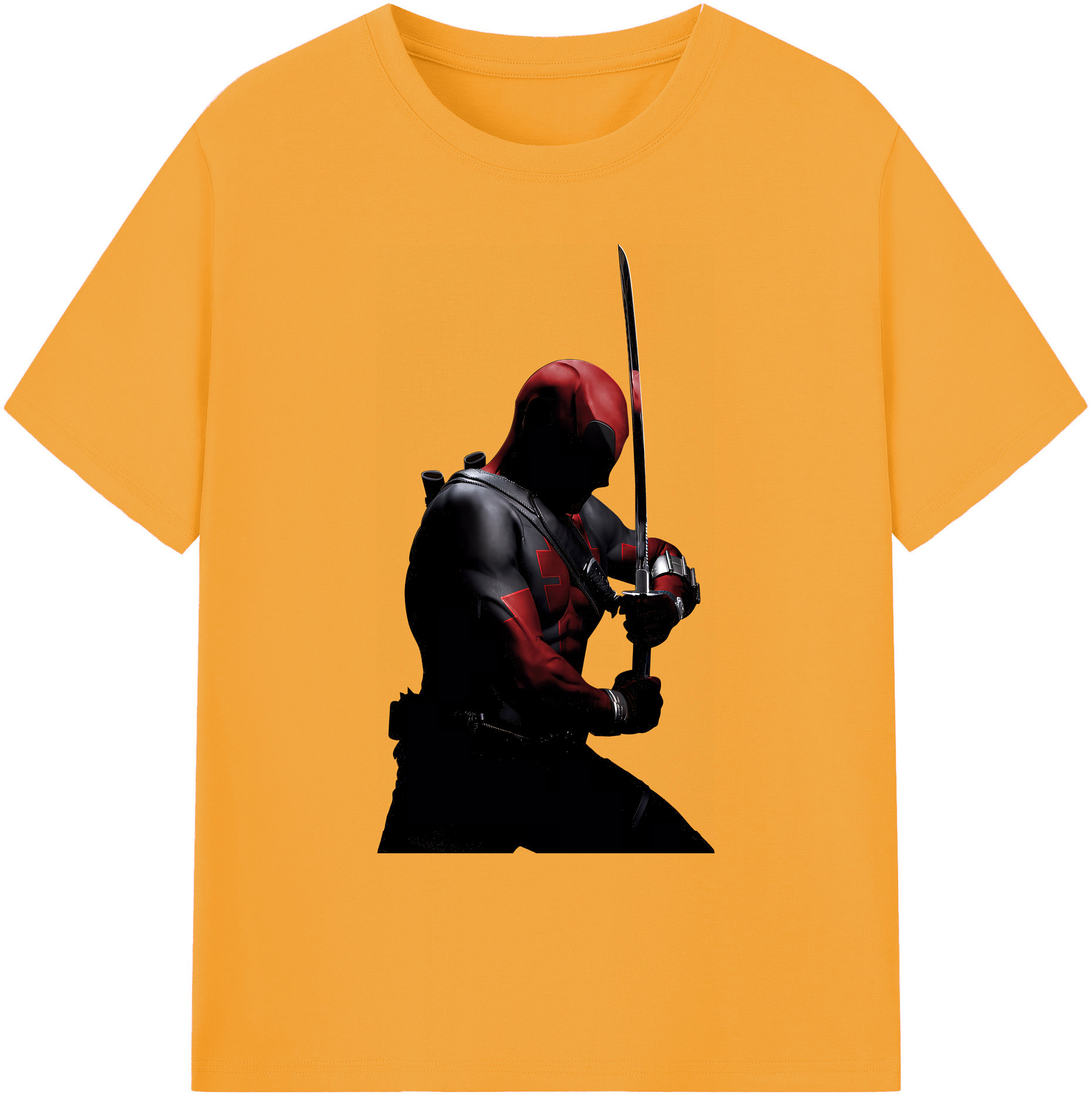 （画像用） Deadpool デッドプール 綿100％ メンズ半袖Tシャツ｜肌触りやわらか＆通気性