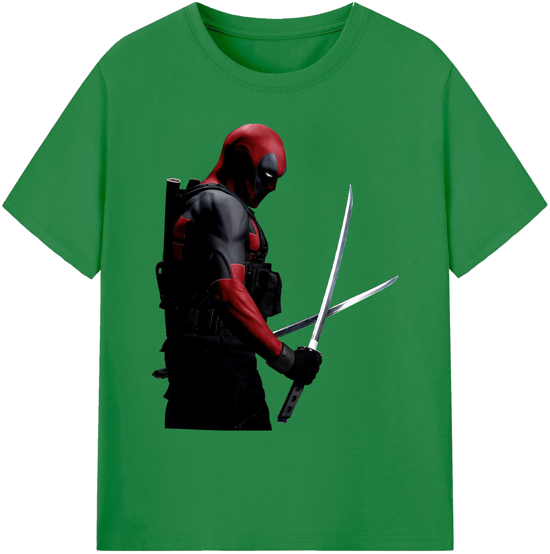 （画像用） Deadpool デッドプール 綿100％ メンズ半袖Tシャツ｜肌触りやわらか＆通気性