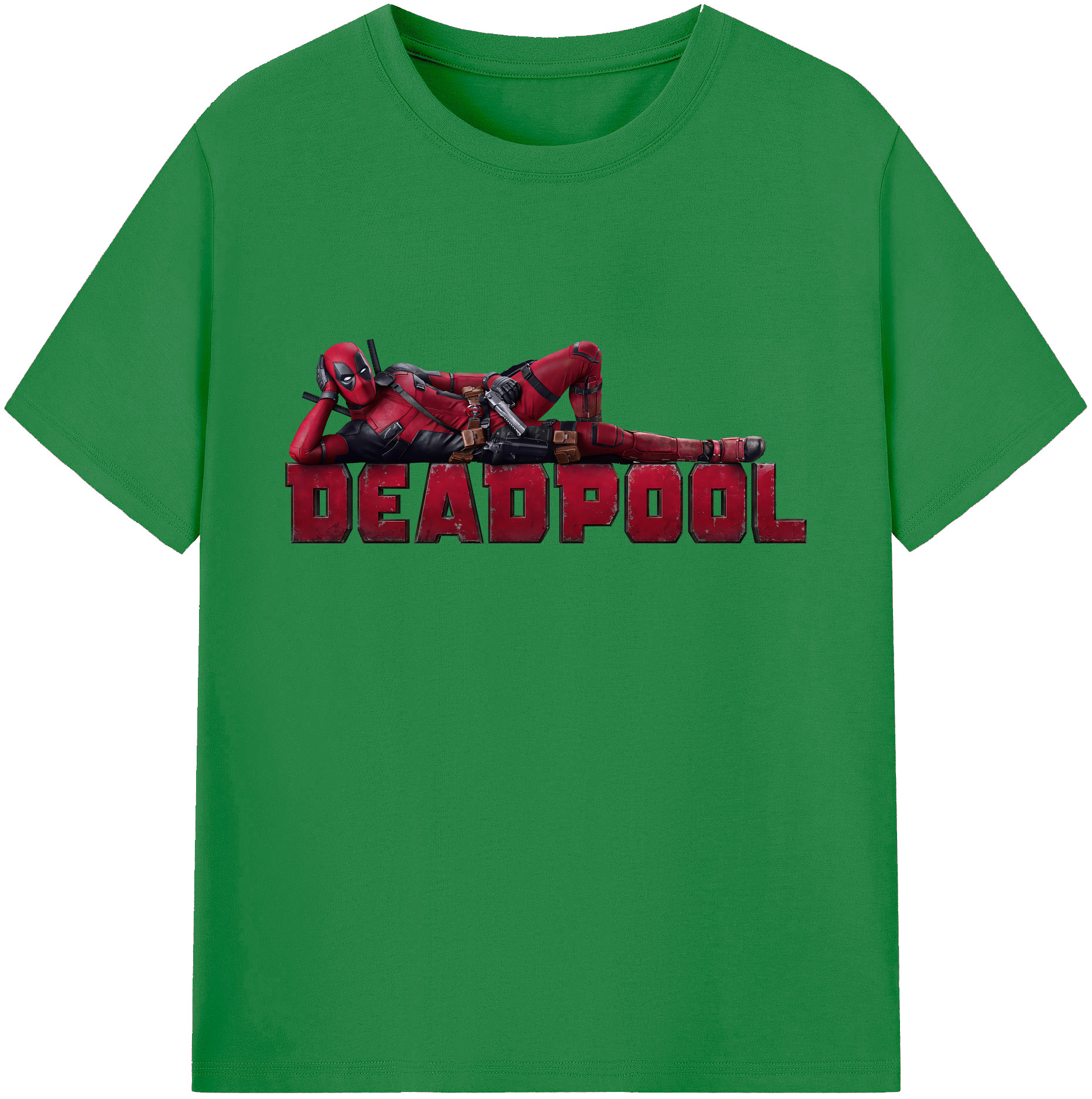 （画像用） Deadpool デッドプール 綿100％ メンズ半袖Tシャツ｜肌触りやわらか＆通気性