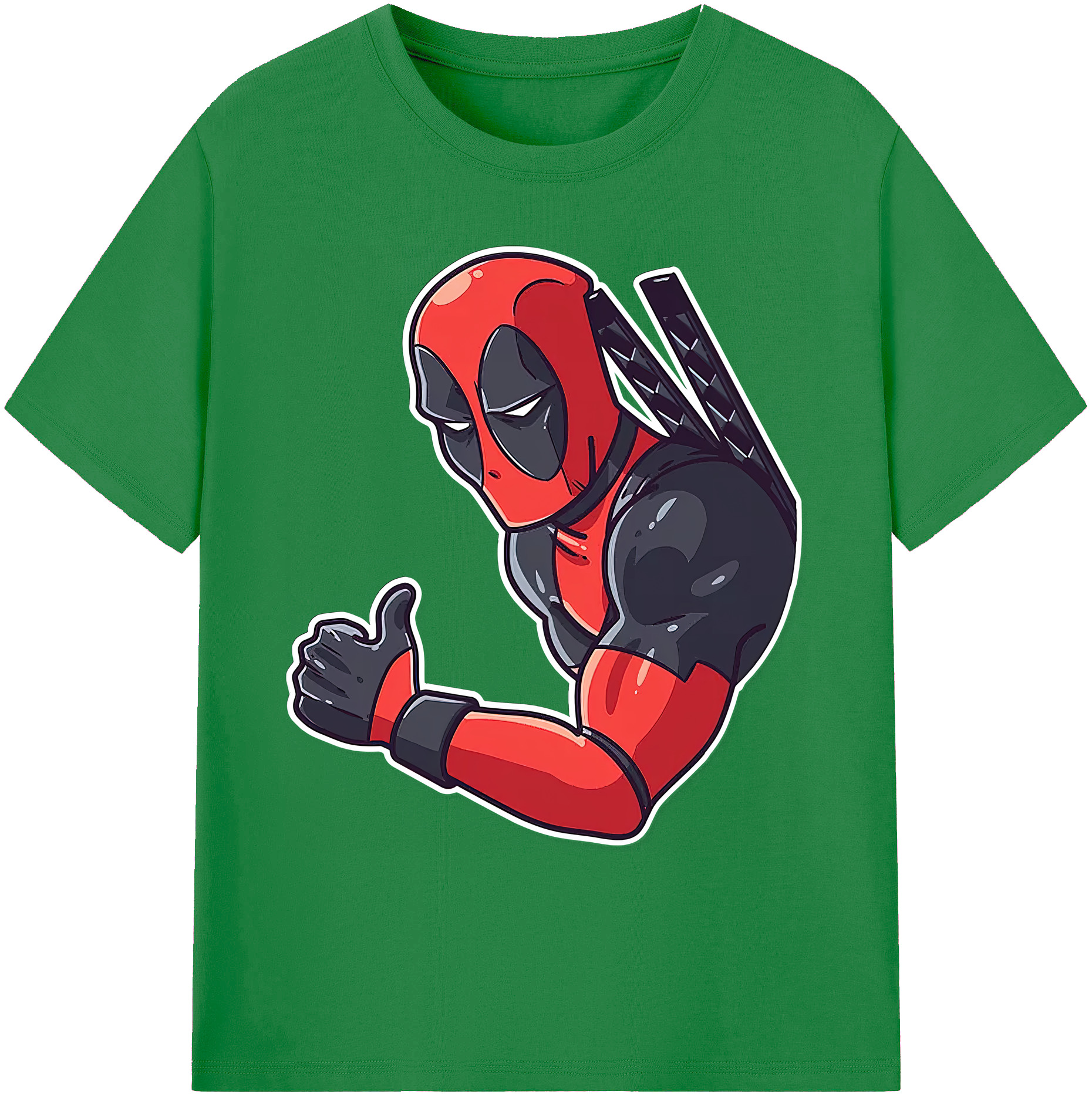（画像用） Deadpool デッドプール 綿100％ メンズ半袖Tシャツ｜肌触りやわらか＆通気性