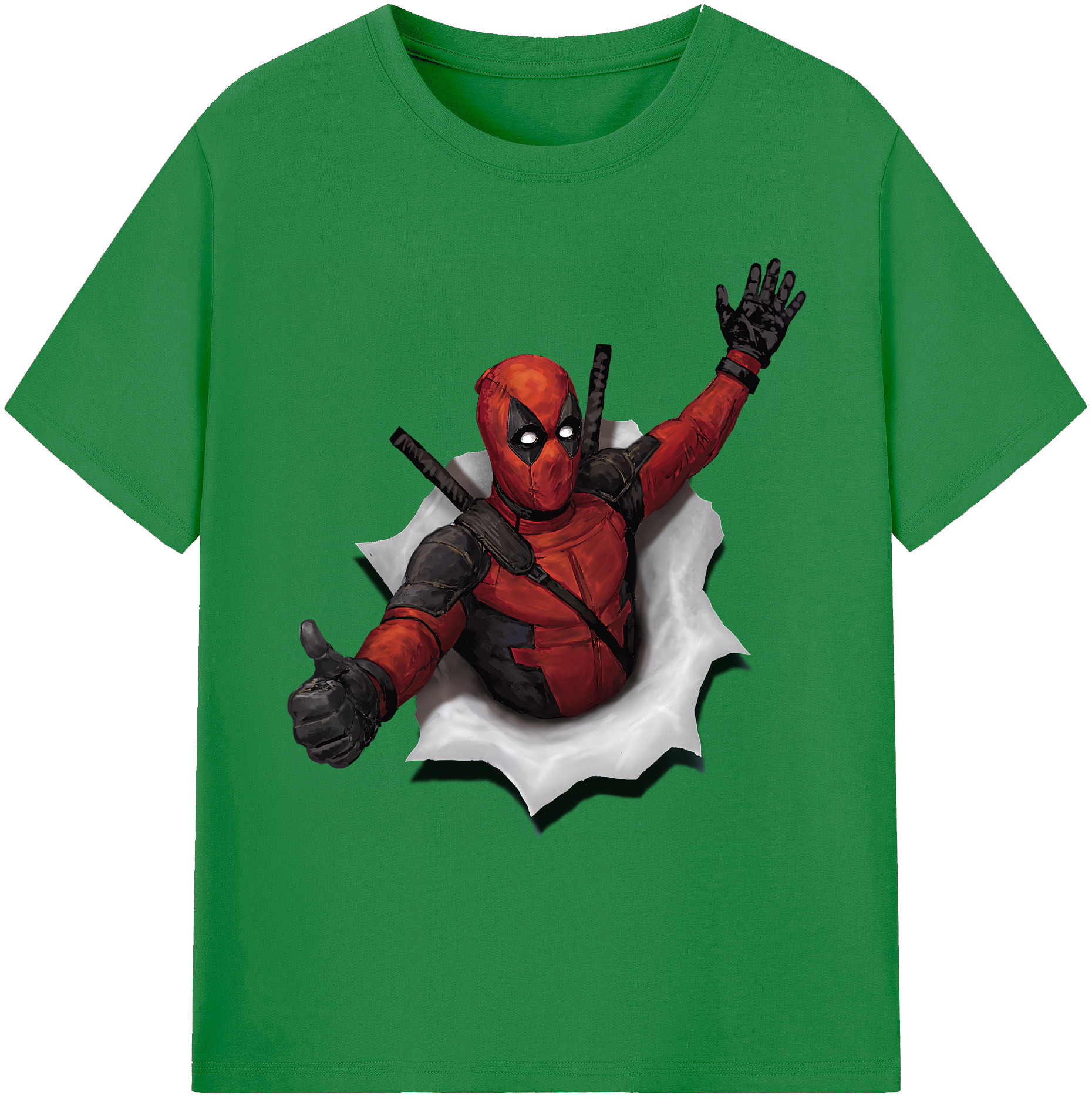（画像用） Deadpool デッドプール 綿100％ メンズ半袖Tシャツ｜肌触りやわらか＆通気性