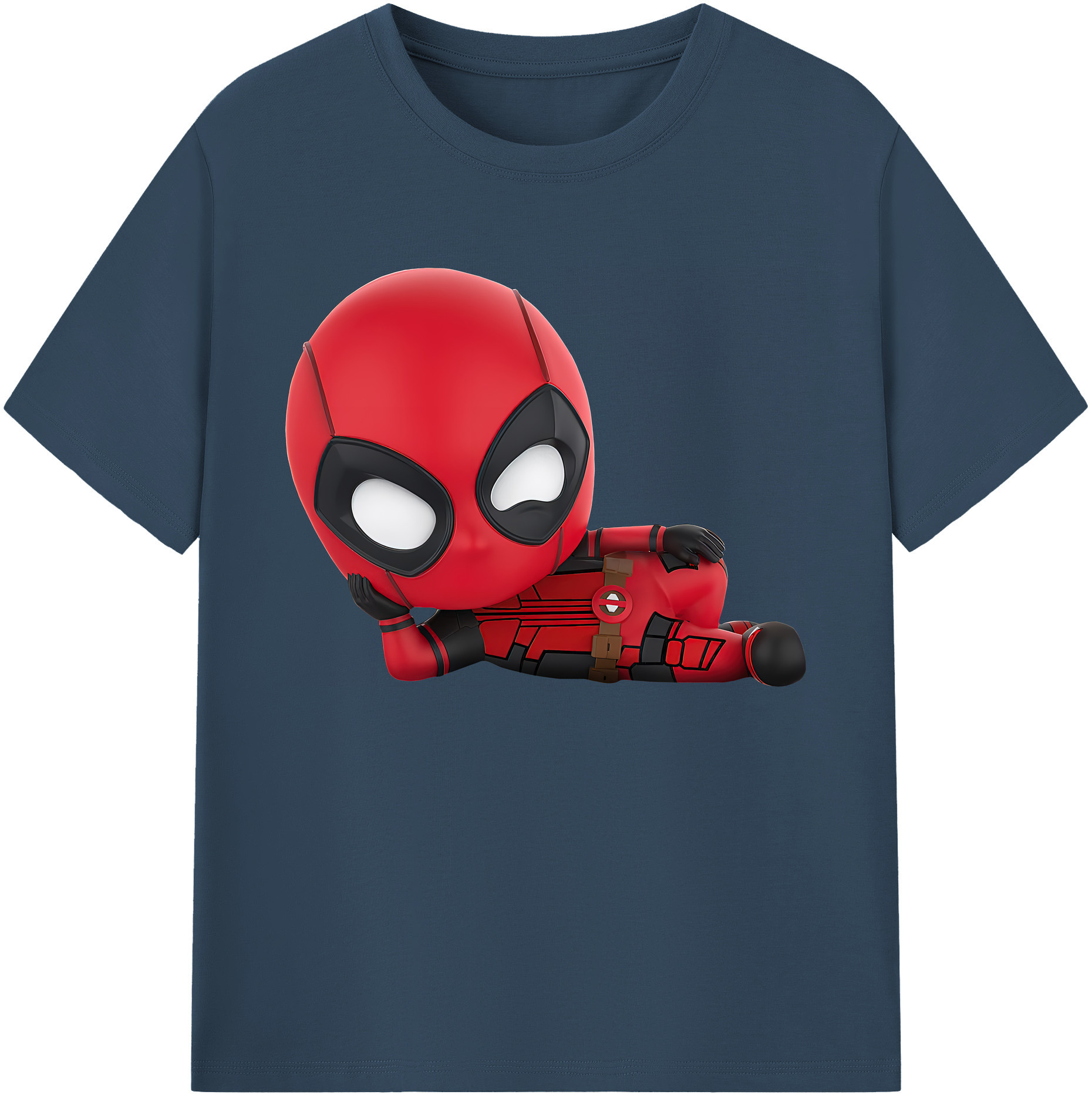 （画像用） Deadpool デッドプール 綿100％ メンズ半袖Tシャツ｜肌触りやわらか＆通気性