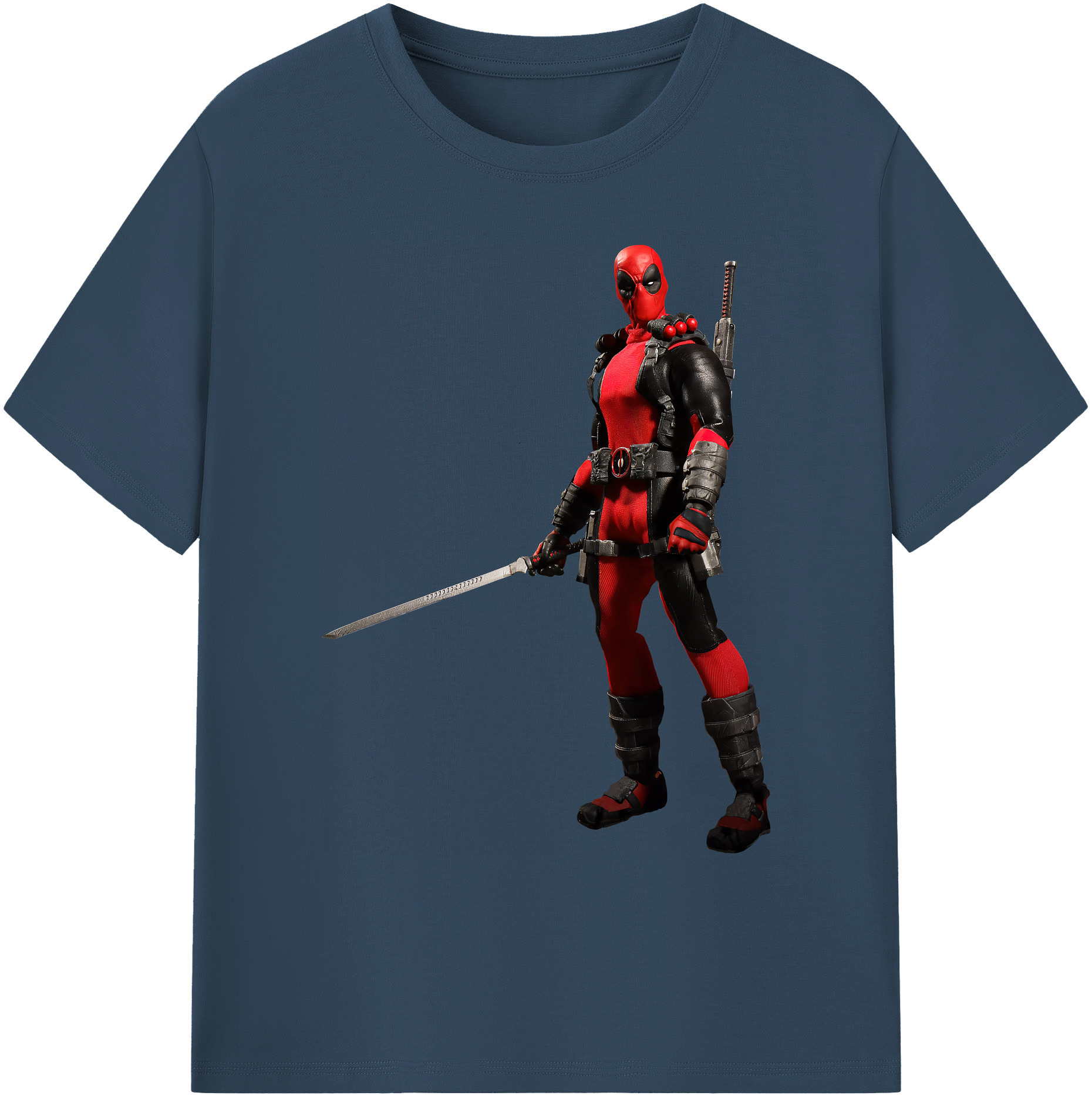 （画像用） Deadpool デッドプール 綿100％ メンズ半袖Tシャツ｜肌触りやわらか＆通気性
