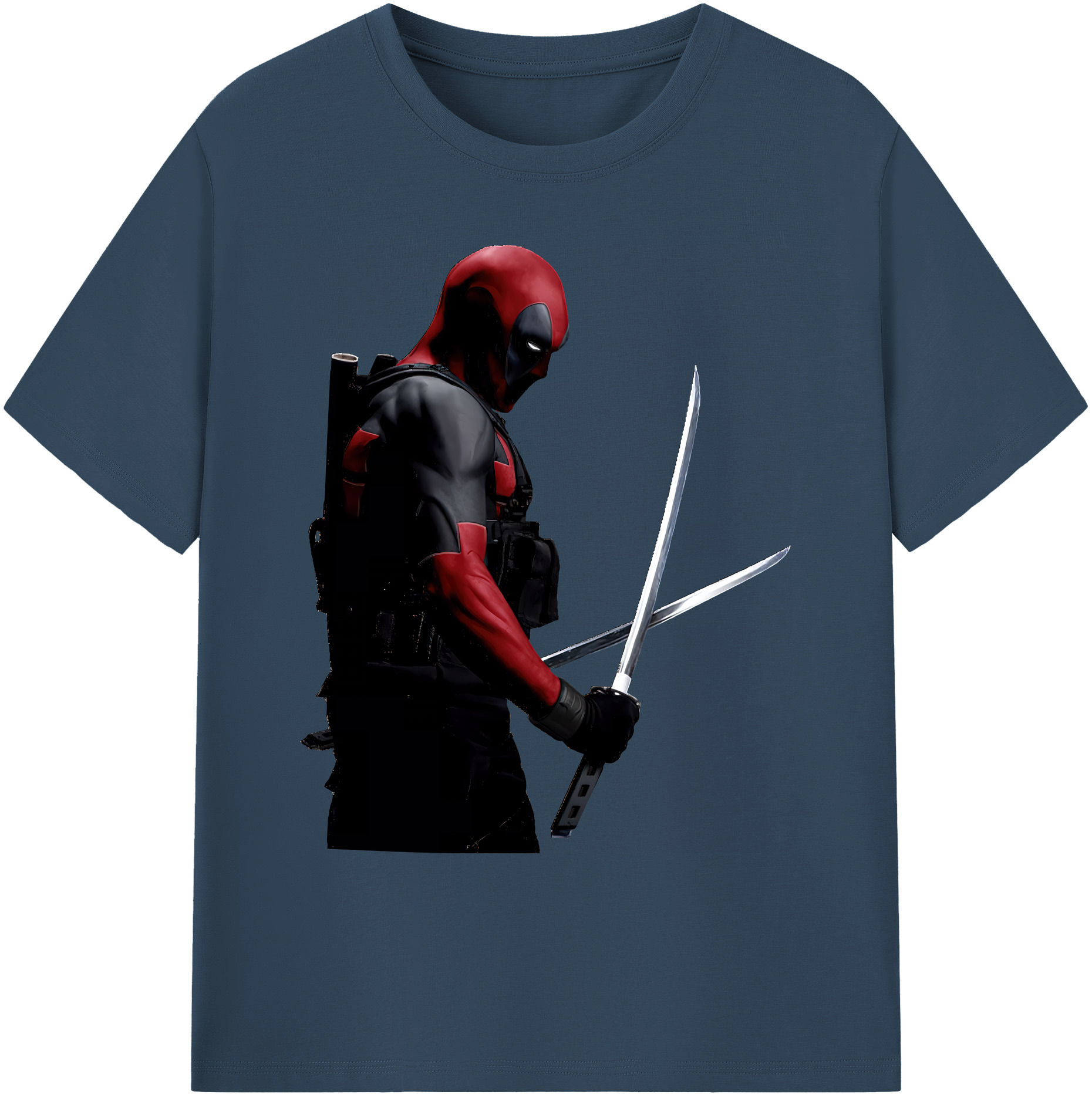 （画像用） Deadpool デッドプール 綿100％ メンズ半袖Tシャツ｜肌触りやわらか＆通気性