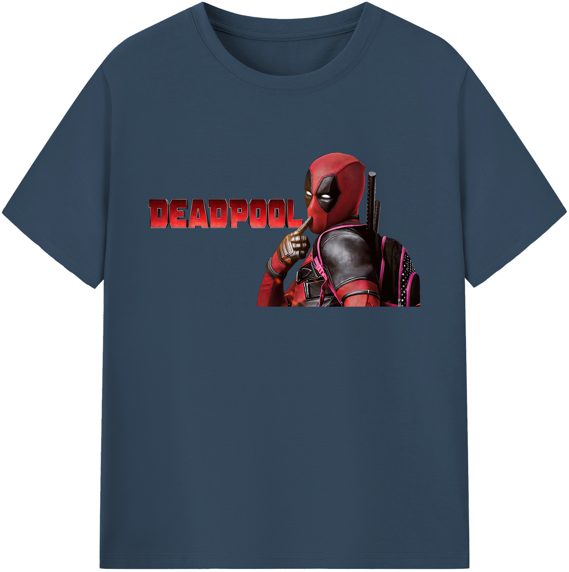 （画像用） Deadpool デッドプール 綿100％ メンズ半袖Tシャツ｜肌触りやわらか＆通気性