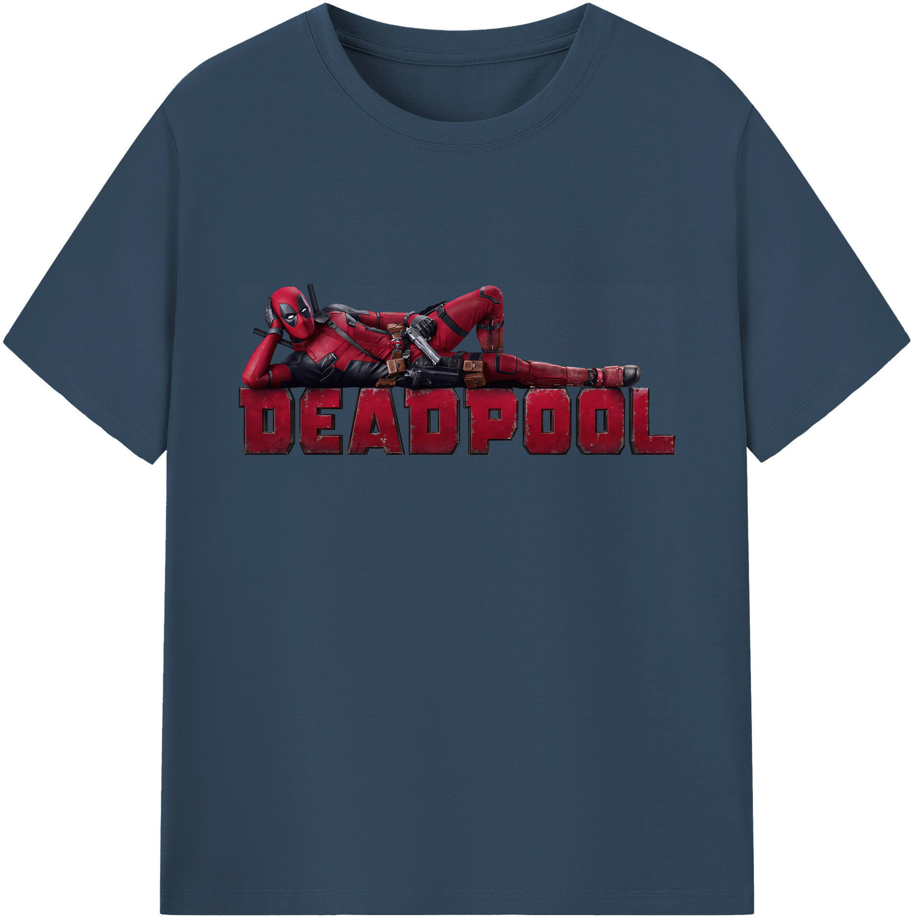 （画像用） Deadpool デッドプール 綿100％ メンズ半袖Tシャツ｜肌触りやわらか＆通気性