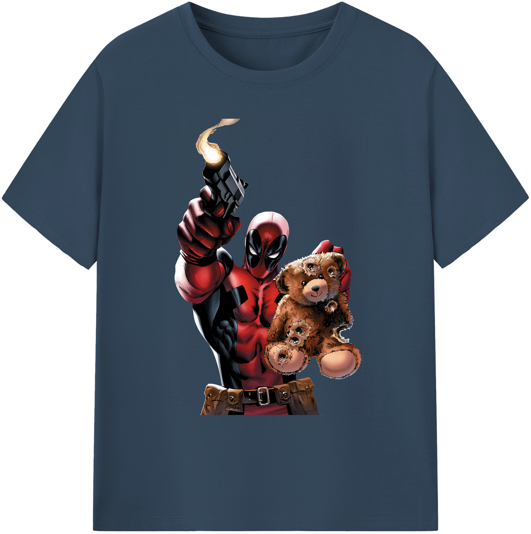 （画像用） Deadpool デッドプール 綿100％ メンズ半袖Tシャツ｜肌触りやわらか＆通気性