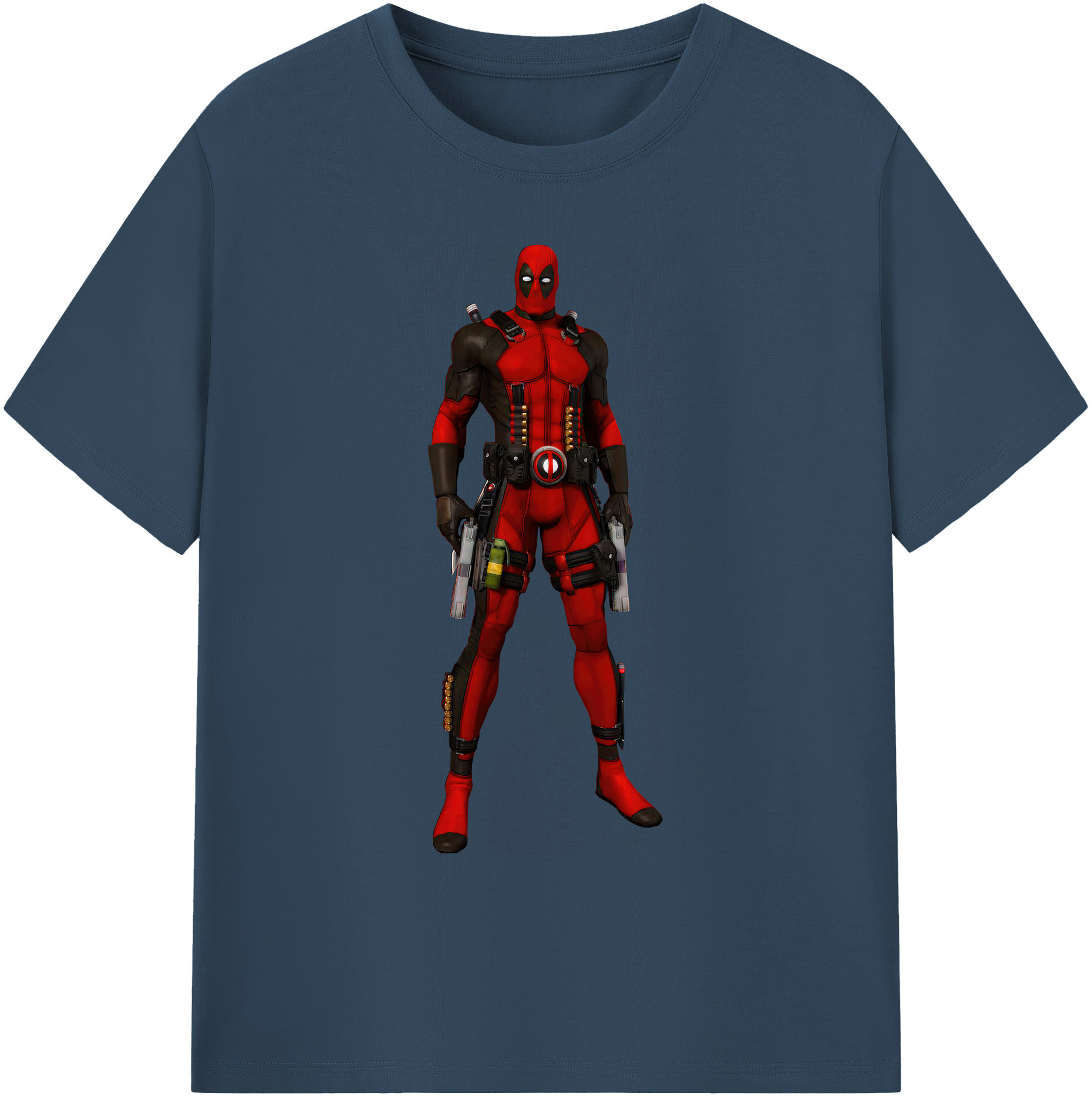 （画像用） Deadpool デッドプール 綿100％ メンズ半袖Tシャツ｜肌触りやわらか＆通気性