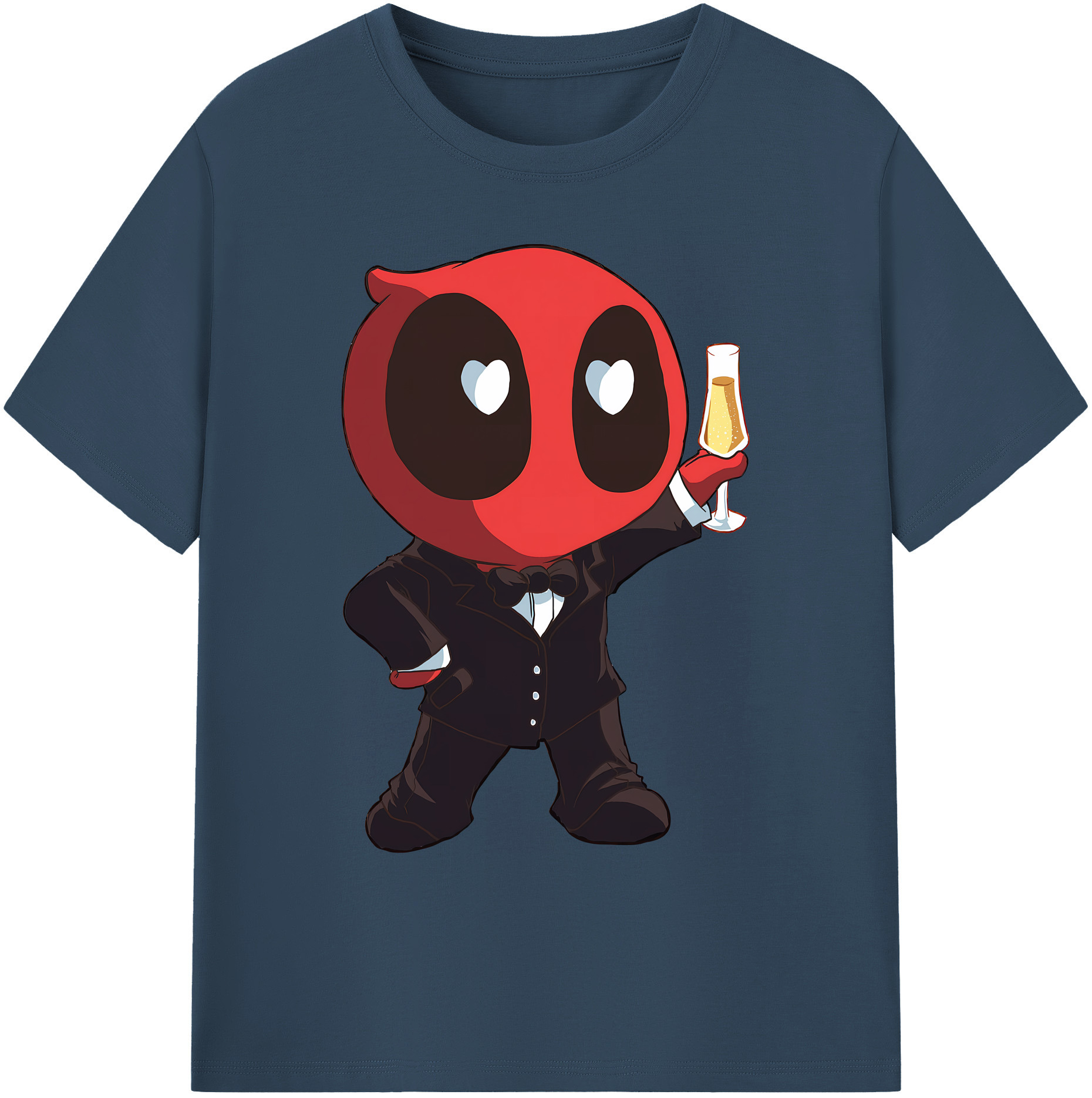（画像用） Deadpool デッドプール 綿100％ メンズ半袖Tシャツ｜肌触りやわらか＆通気性