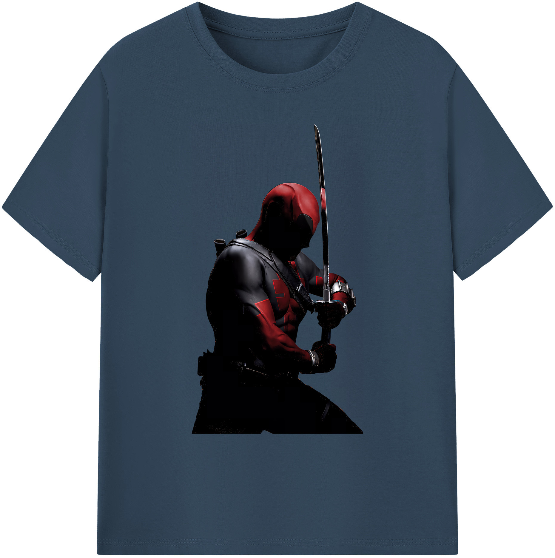 （画像用） Deadpool デッドプール 綿100％ メンズ半袖Tシャツ｜肌触りやわらか＆通気性
