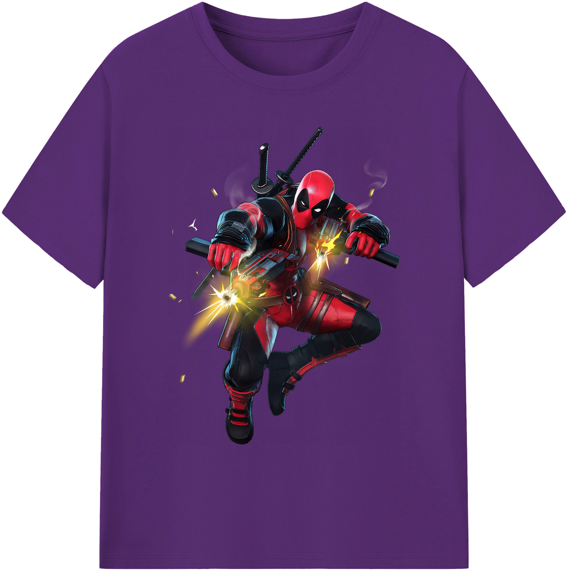 （画像用） Deadpool デッドプール 綿100％ メンズ半袖Tシャツ｜肌触りやわらか＆通気性