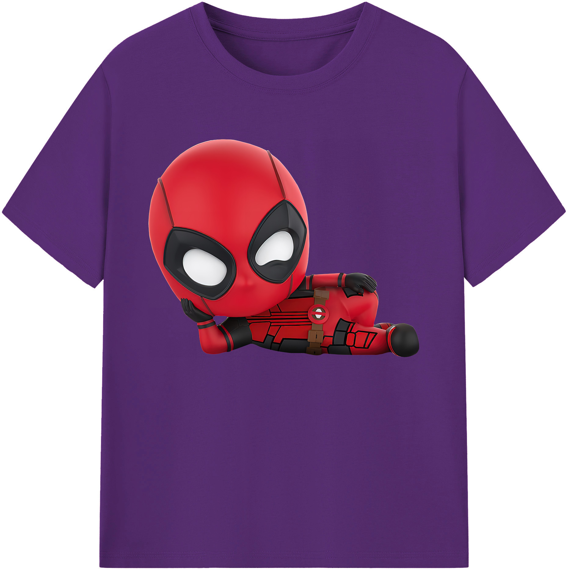 （画像用） Deadpool デッドプール 綿100％ メンズ半袖Tシャツ｜肌触りやわらか＆通気性