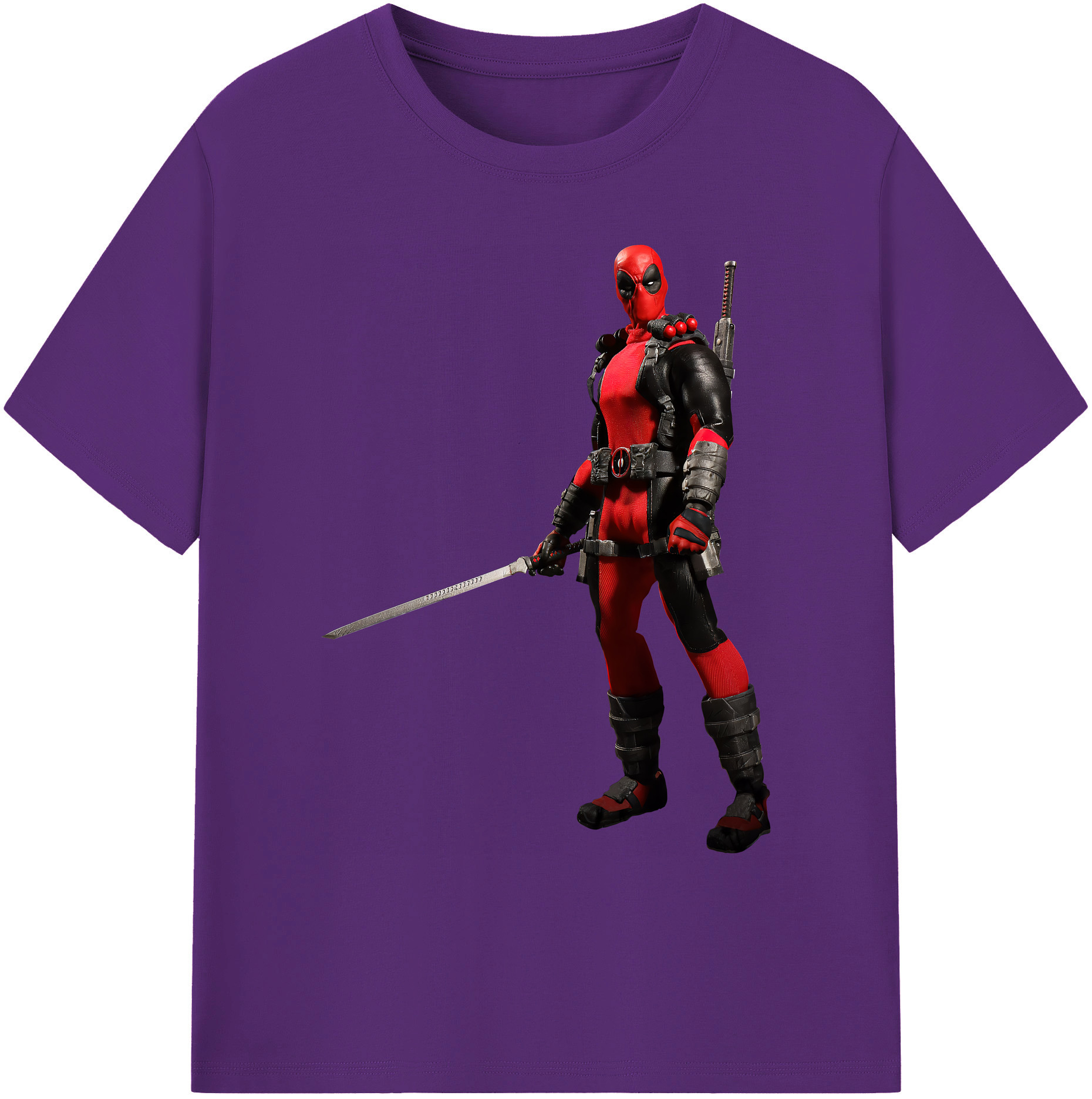 （画像用） Deadpool デッドプール 綿100％ メンズ半袖Tシャツ｜肌触りやわらか＆通気性