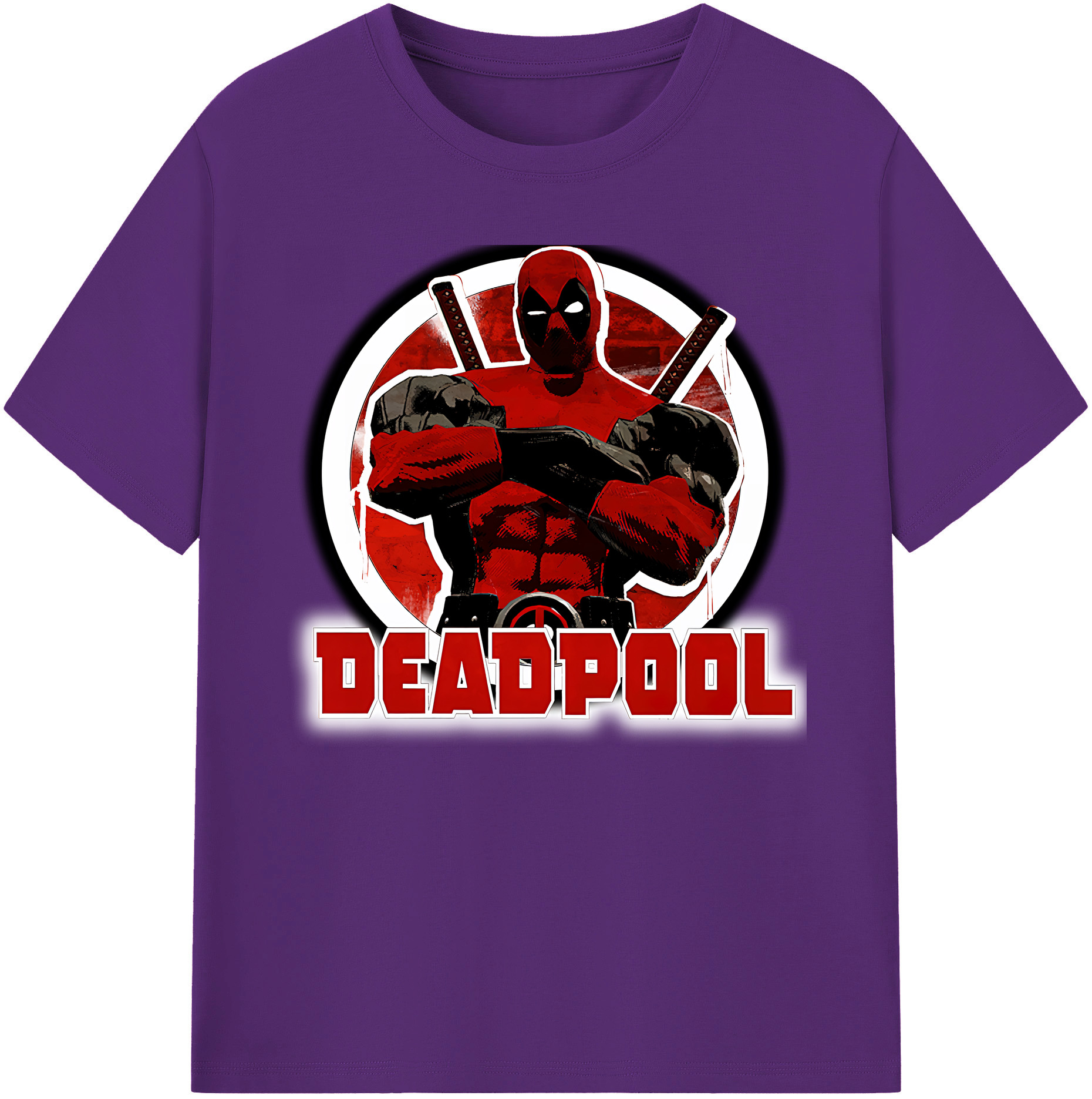 （画像用） Deadpool デッドプール 綿100％ メンズ半袖Tシャツ｜肌触りやわらか＆通気性