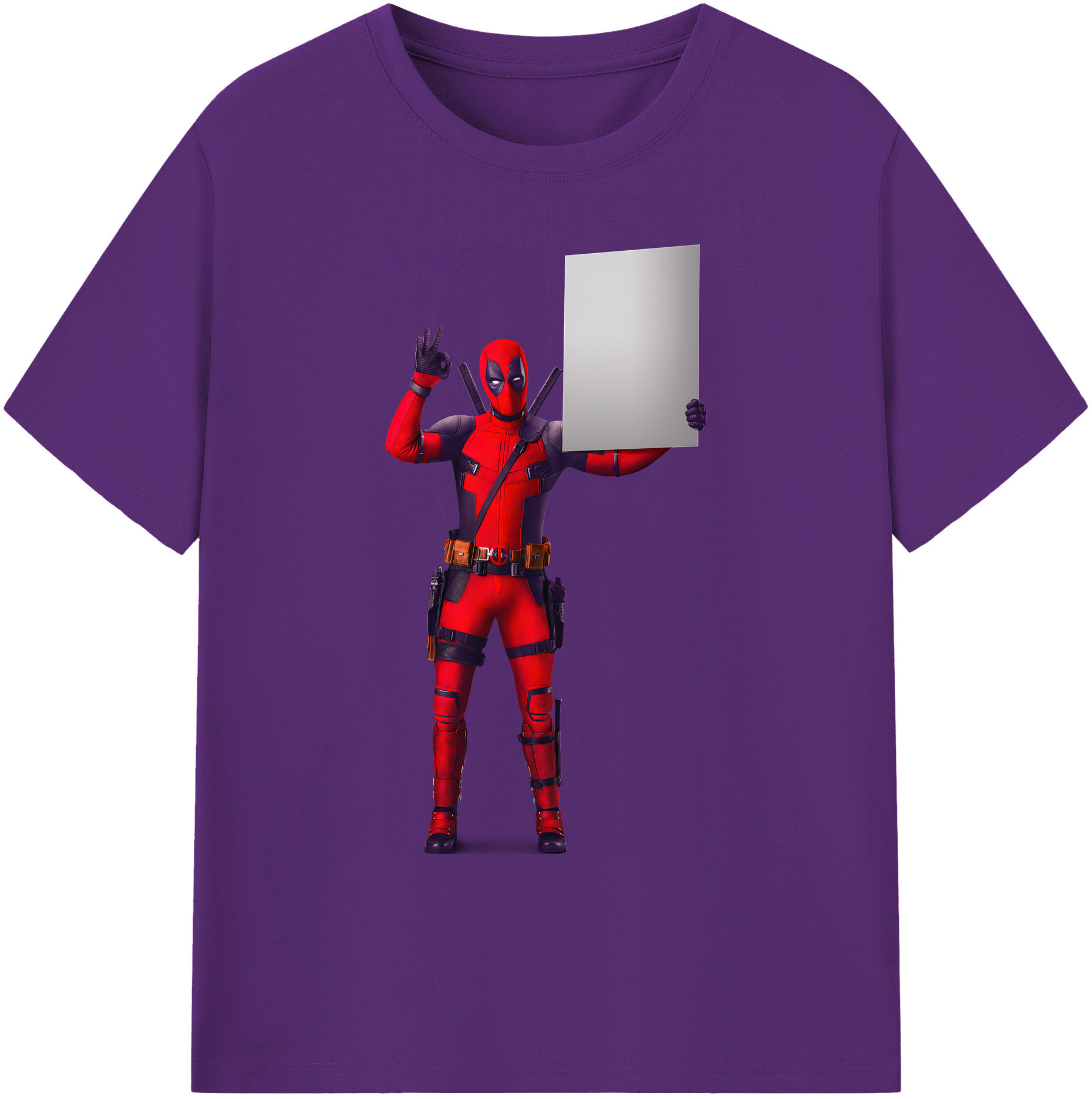 （画像用） Deadpool デッドプール 綿100％ メンズ半袖Tシャツ｜肌触りやわらか＆通気性
