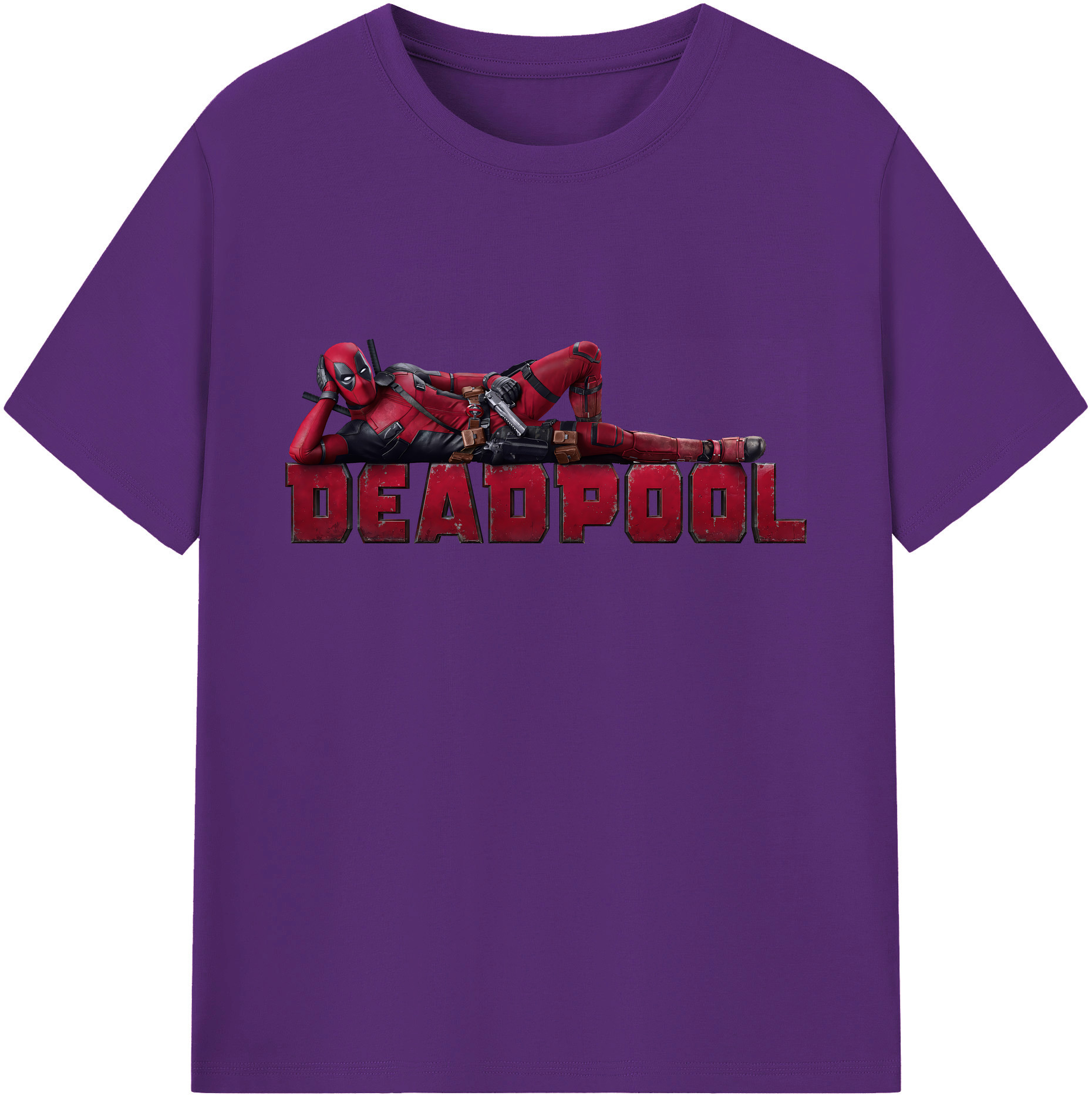 （画像用） Deadpool デッドプール 綿100％ メンズ半袖Tシャツ｜肌触りやわらか＆通気性